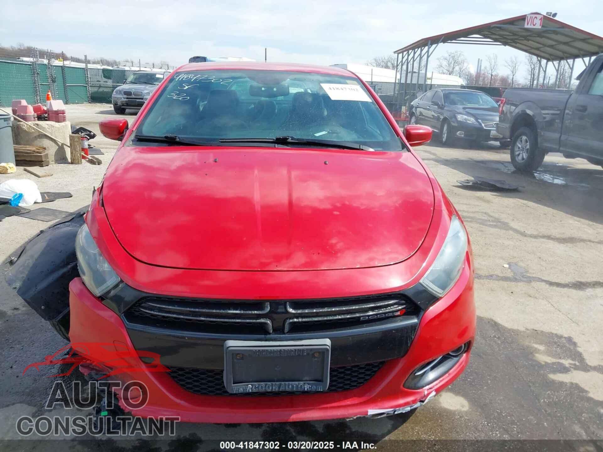 DODGE DART 2013 - 1C3CDFCB7DD329332