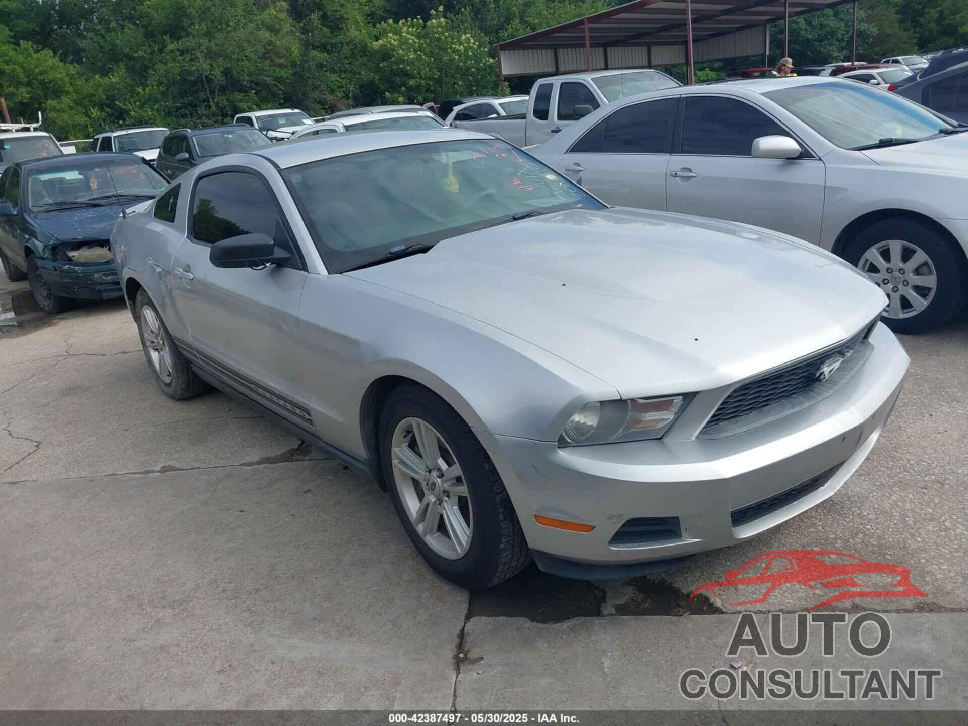 FORD MUSTANG 2012 - 1ZVBP8AM6C5208604