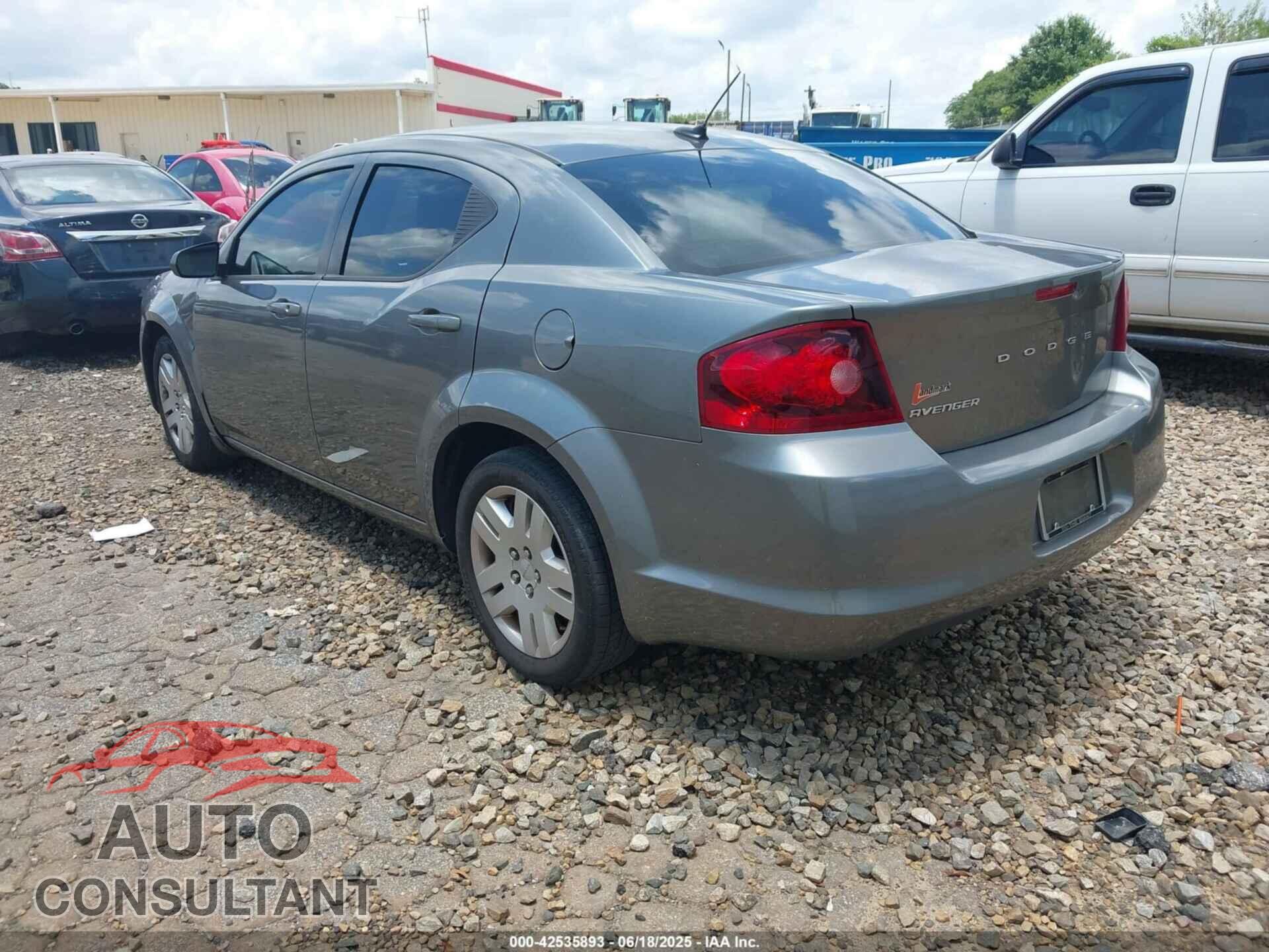 DODGE AVENGER 2013 - 1C3CDZAB2DN653464