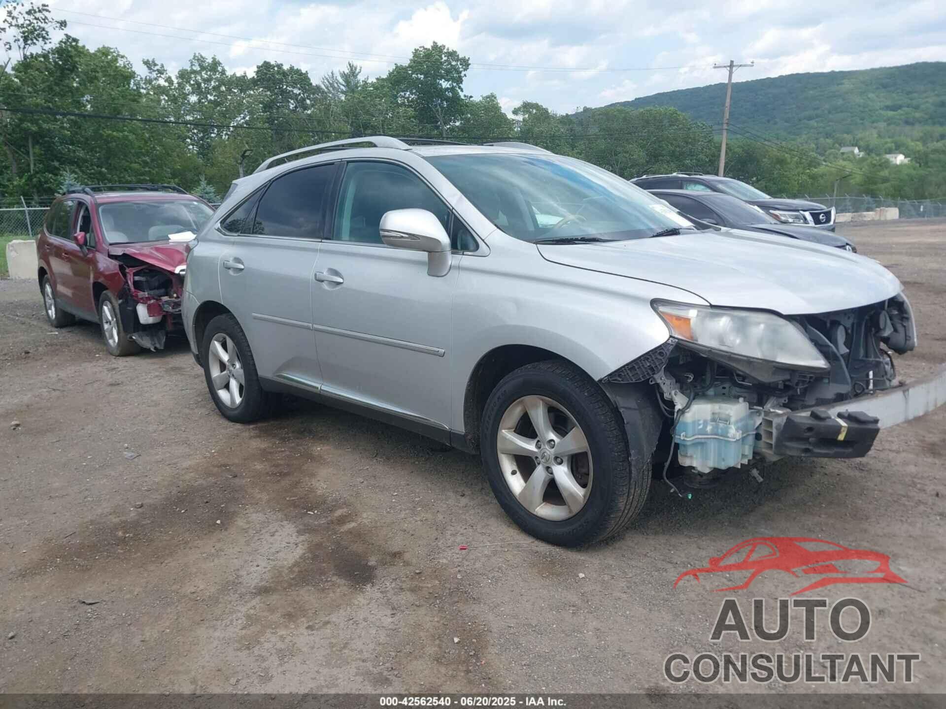 LEXUS RX 350 2010 - 2T2BK1BA1AC013471