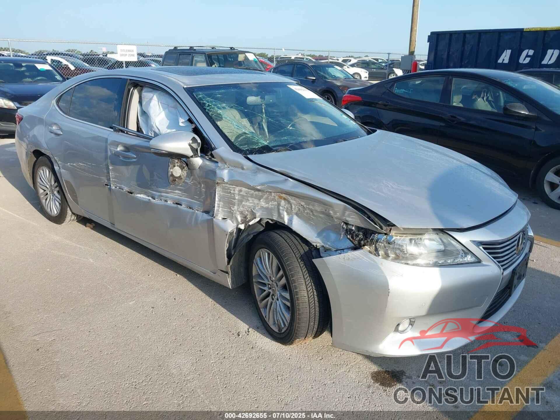 LEXUS ES 350 2015 - JTHBK1GG2F2186731