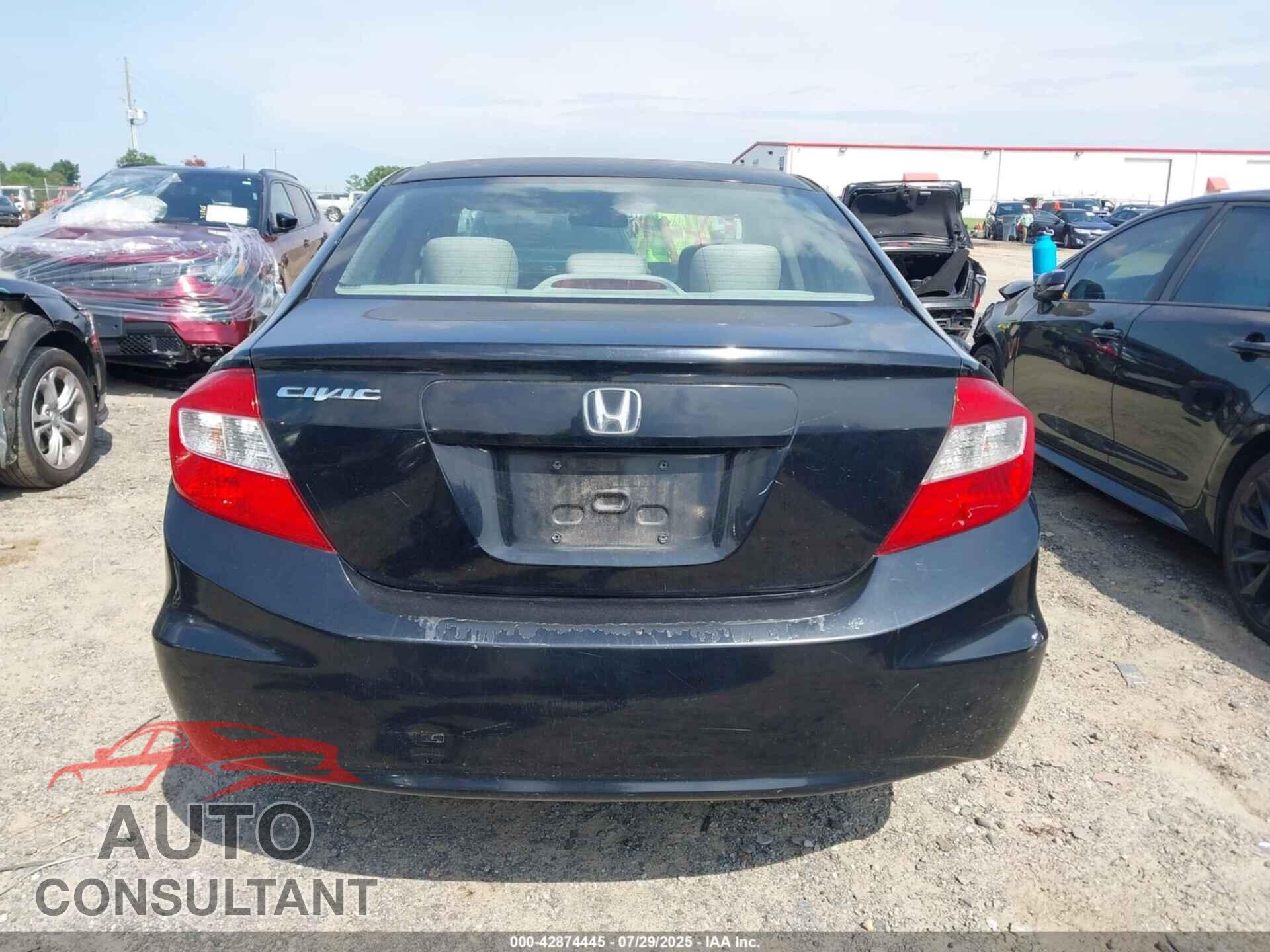 HONDA CIVIC 2012 - 2HGFB2F87CH334329