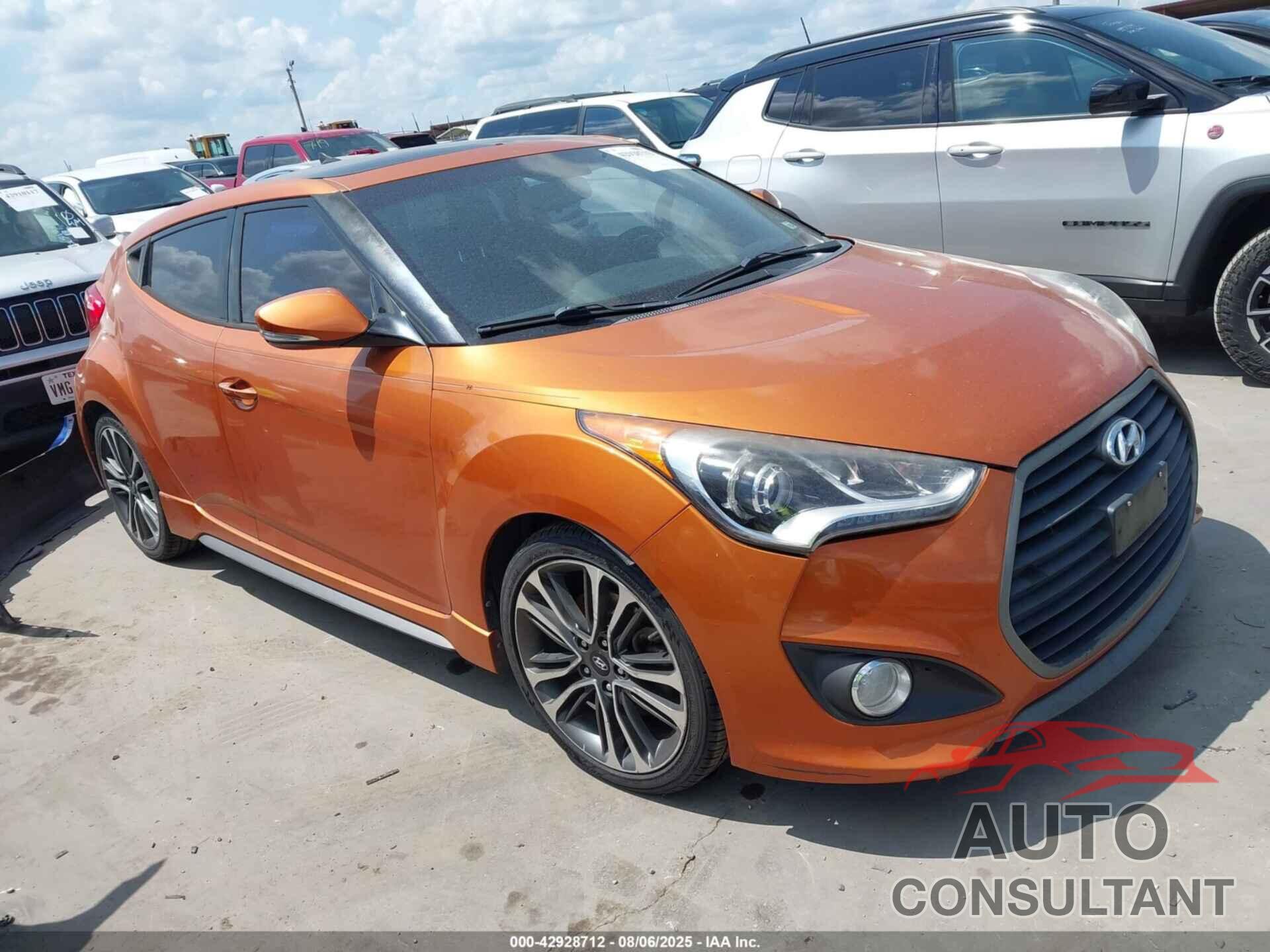 HYUNDAI VELOSTER 2016 - KMHTC6AE9GU262857