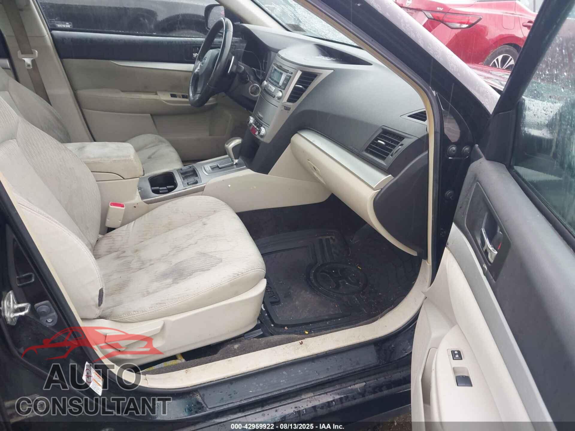 SUBARU LEGACY 2012 - 4S3BMBC65C3007974