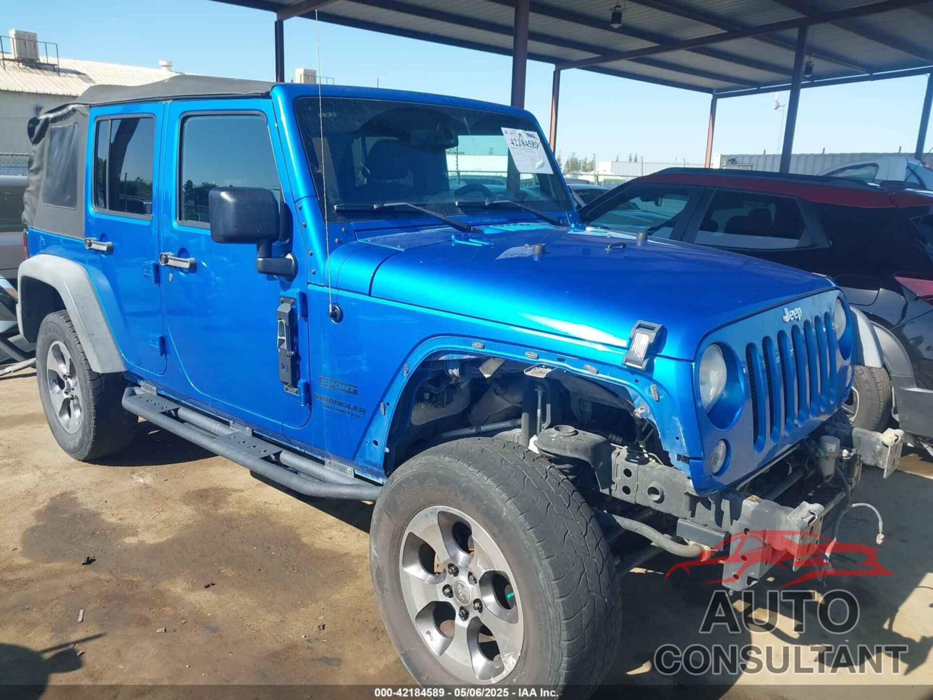 JEEP WRANGLER UNLIMITED 2015 - 1C4HJWDG1FL528650