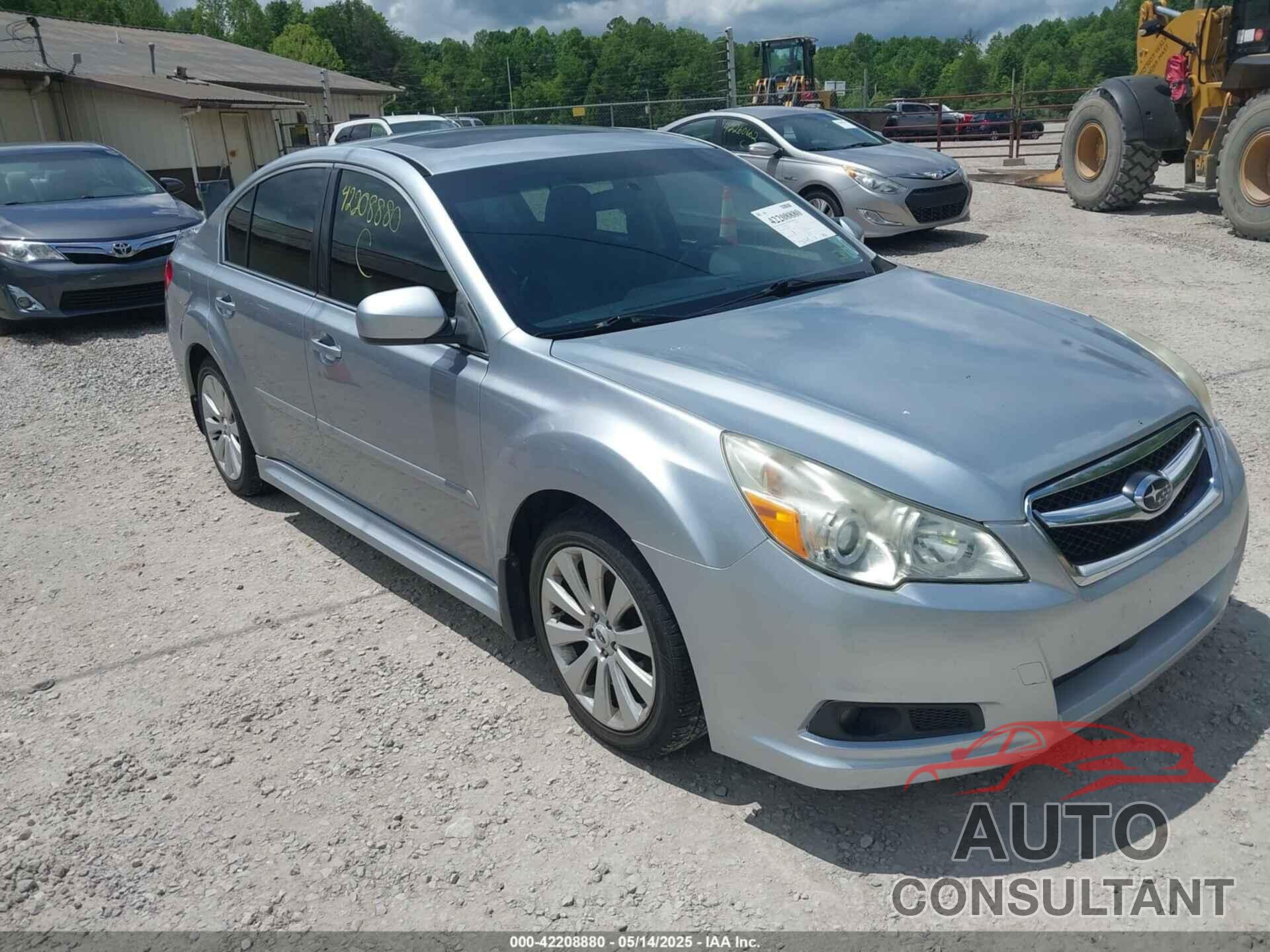 SUBARU LEGACY 2012 - 4S3BMCK68C3004977