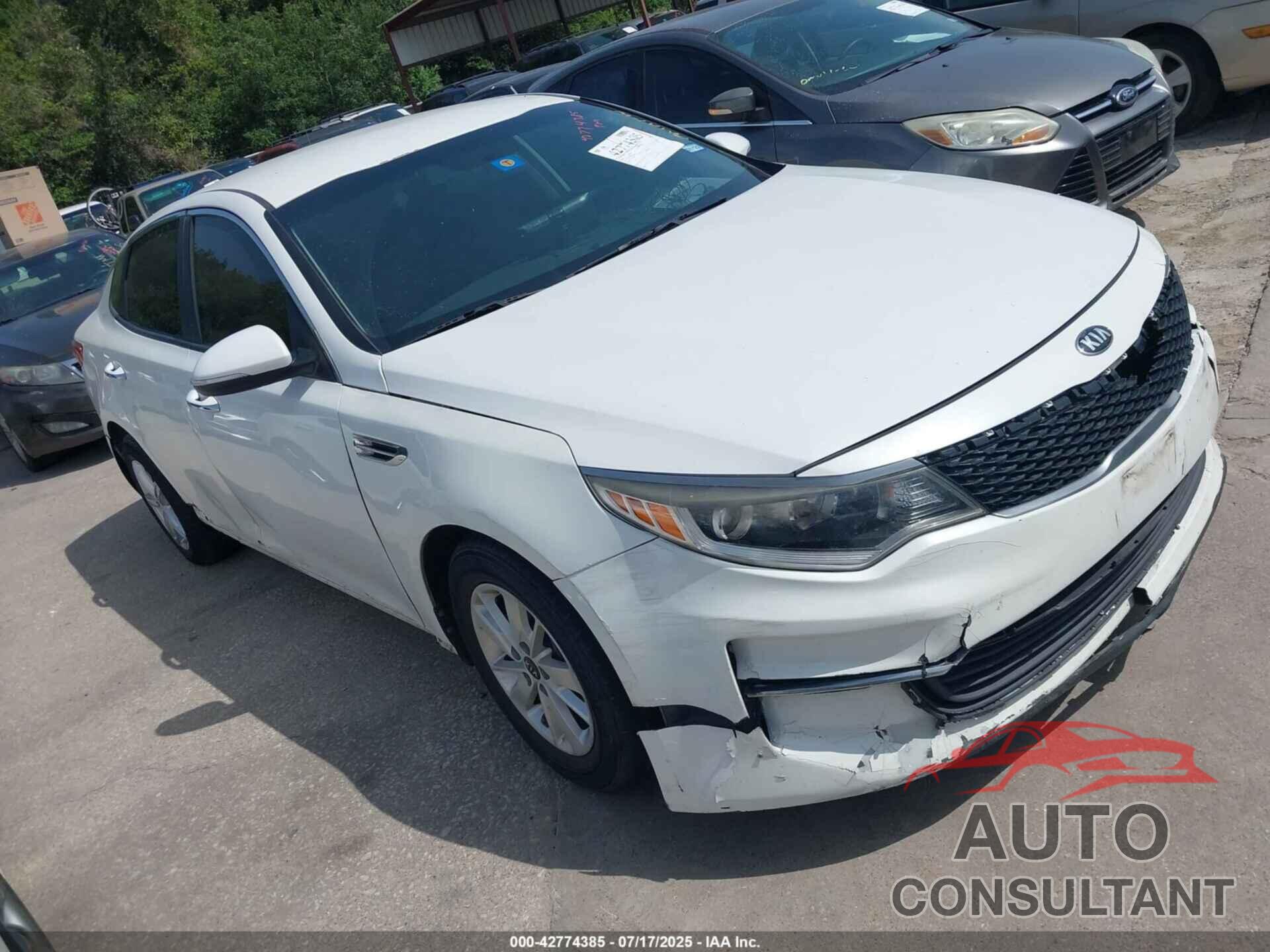 KIA OPTIMA 2017 - 5XXGT4L36HG153365