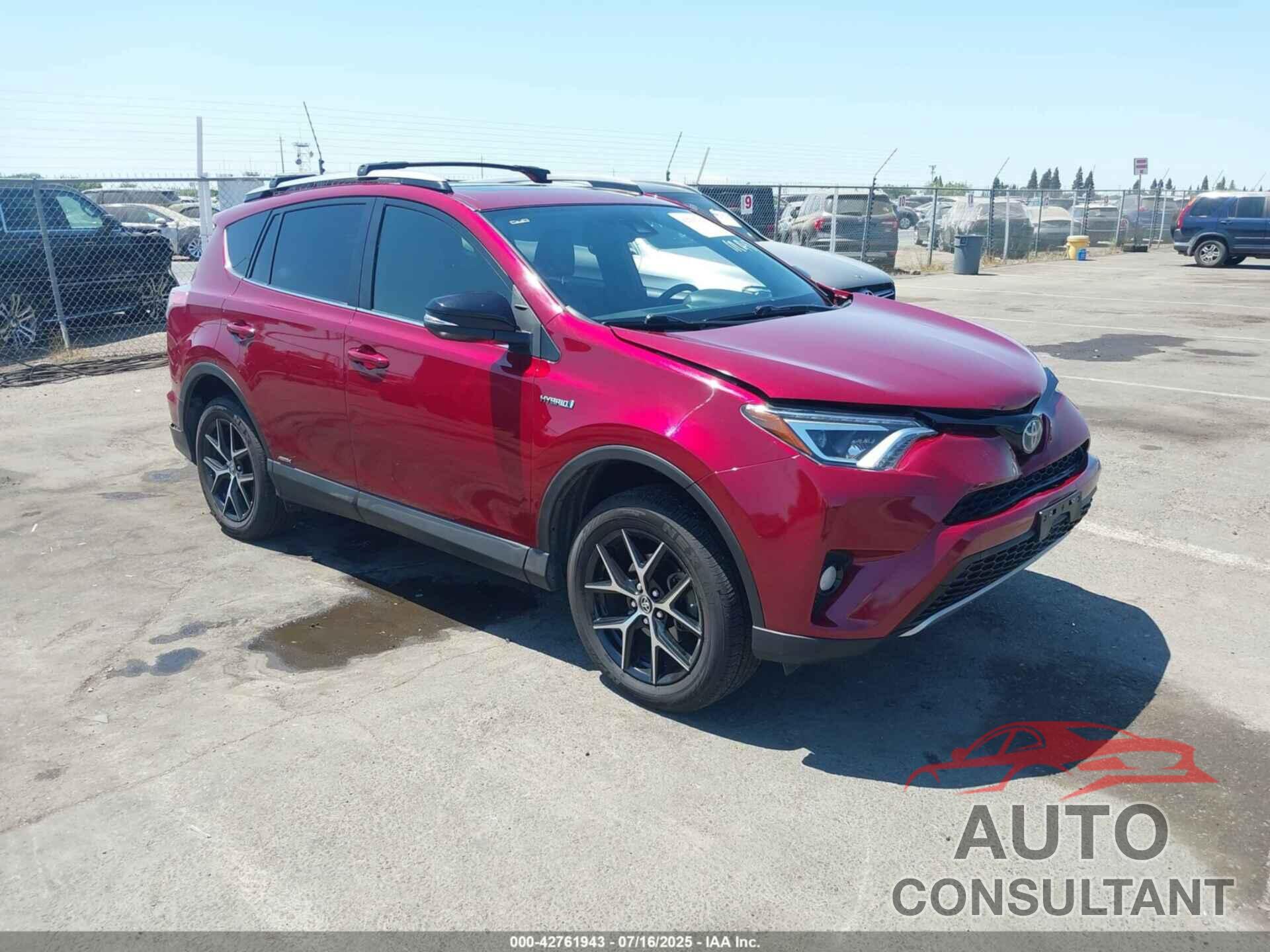 TOYOTA RAV4 HYBRID 2018 - JTMJJREV3JD192129