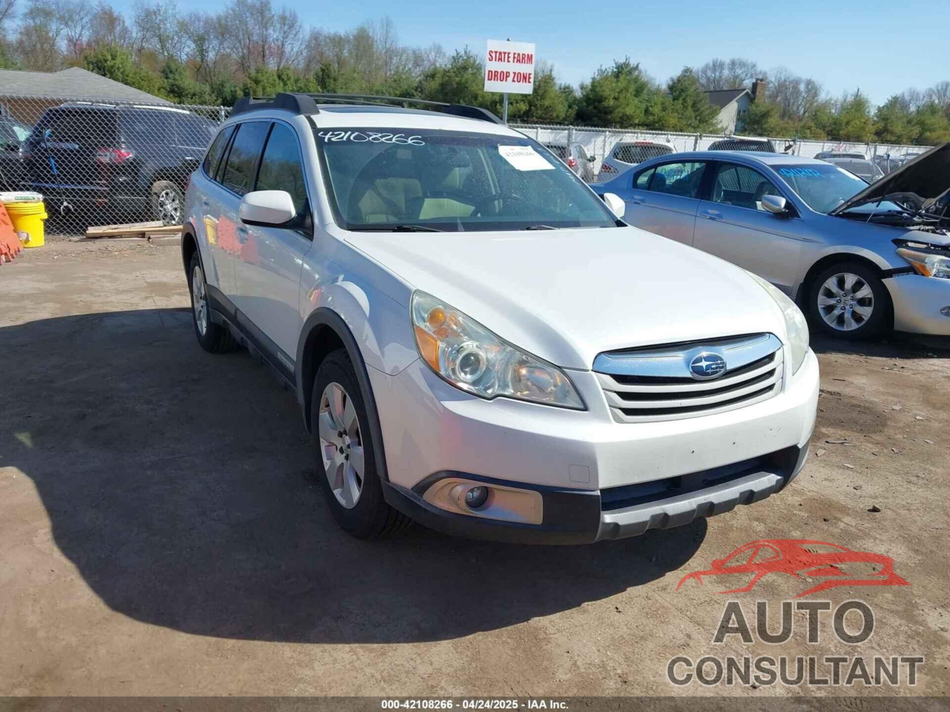 SUBARU OUTBACK 2010 - 4S4BRCGCXA1349352