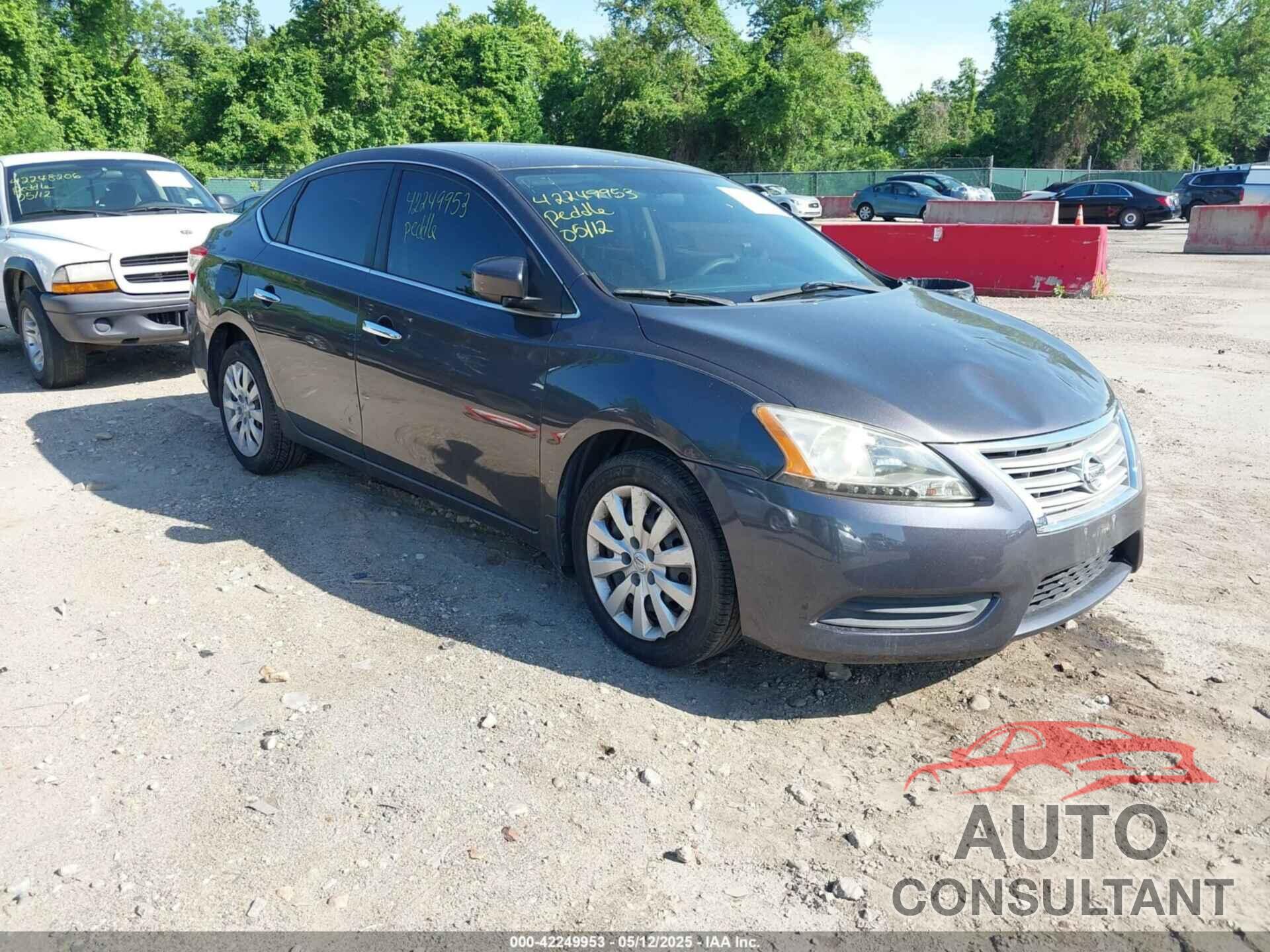 NISSAN SENTRA 2013 - 3N1AB7AP1DL742969
