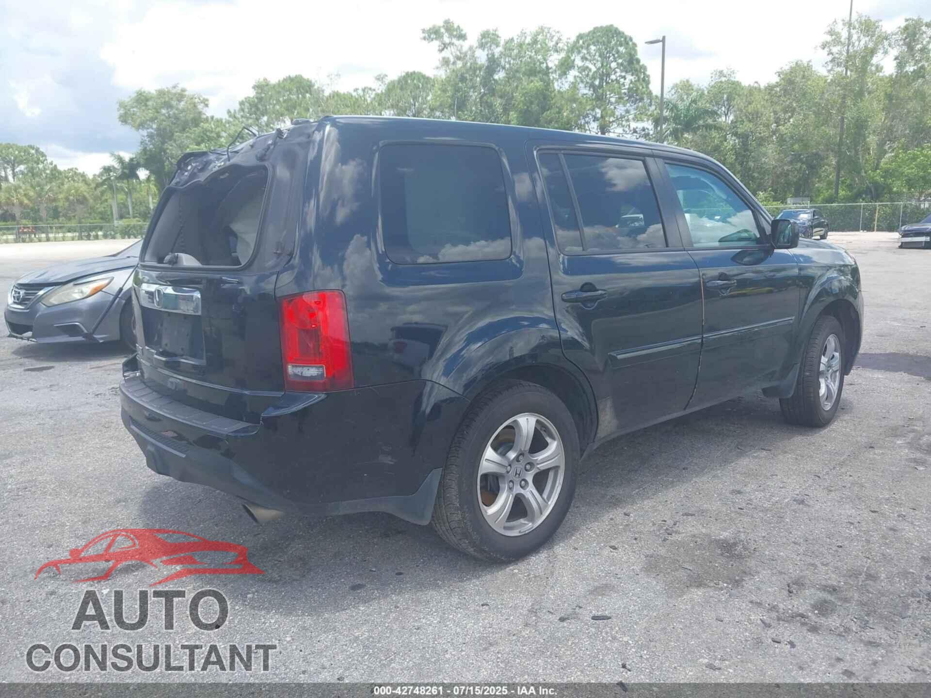 HONDA PILOT 2014 - 5FNYF3H66EB002243