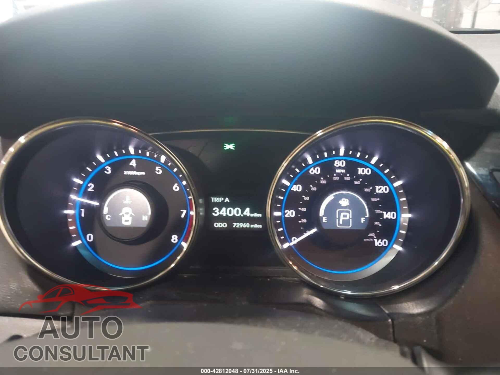 HYUNDAI SONATA 2012 - 5NPEC4AC0CH393602
