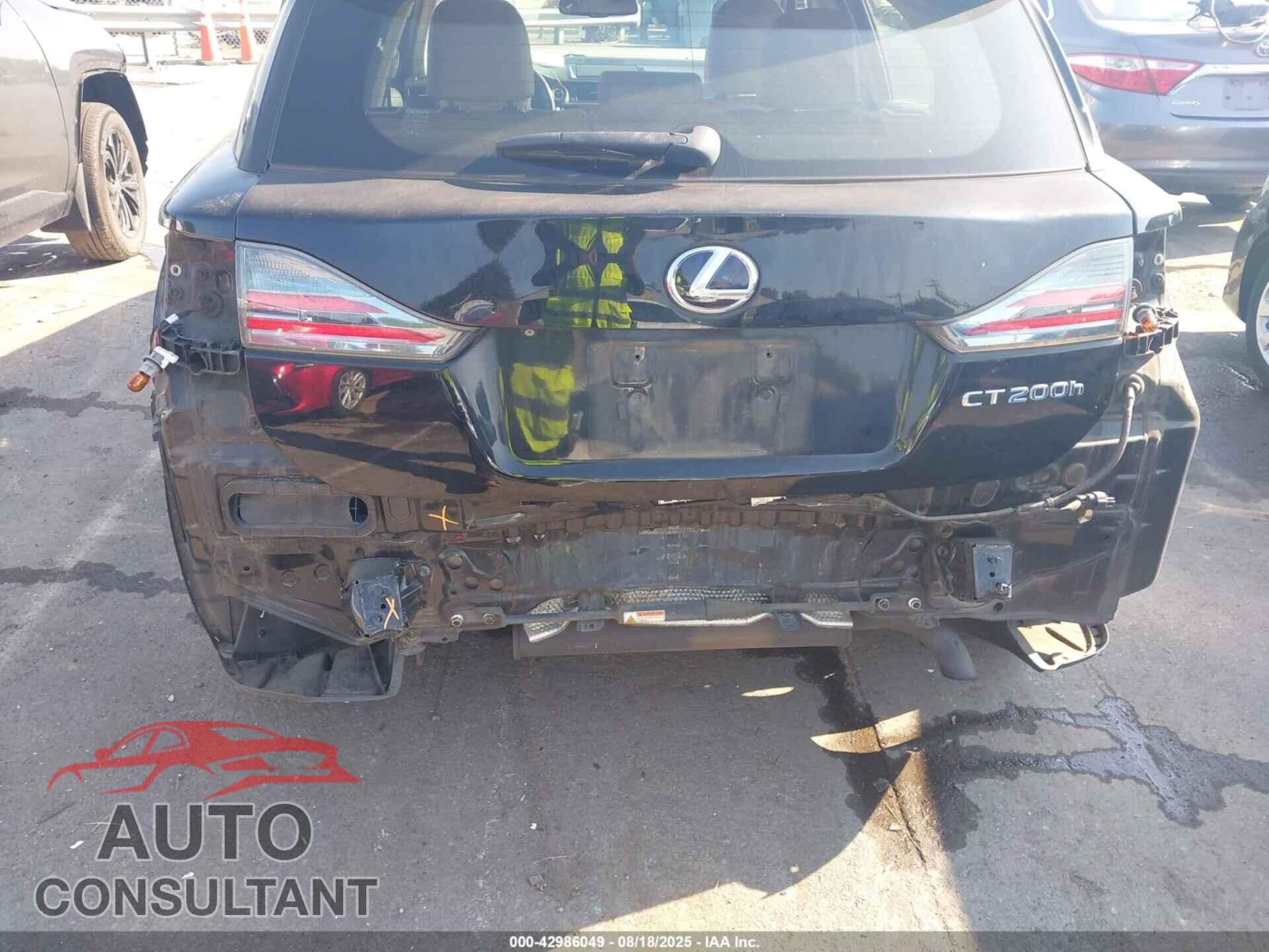 LEXUS CT 200H 2012 - JTHKD5BH9C2115751