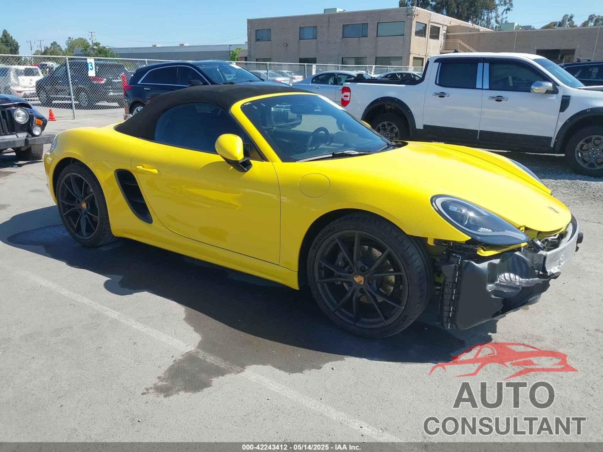 PORSCHE 718 BOXSTER 2025 - WP0CA2A84SK212207