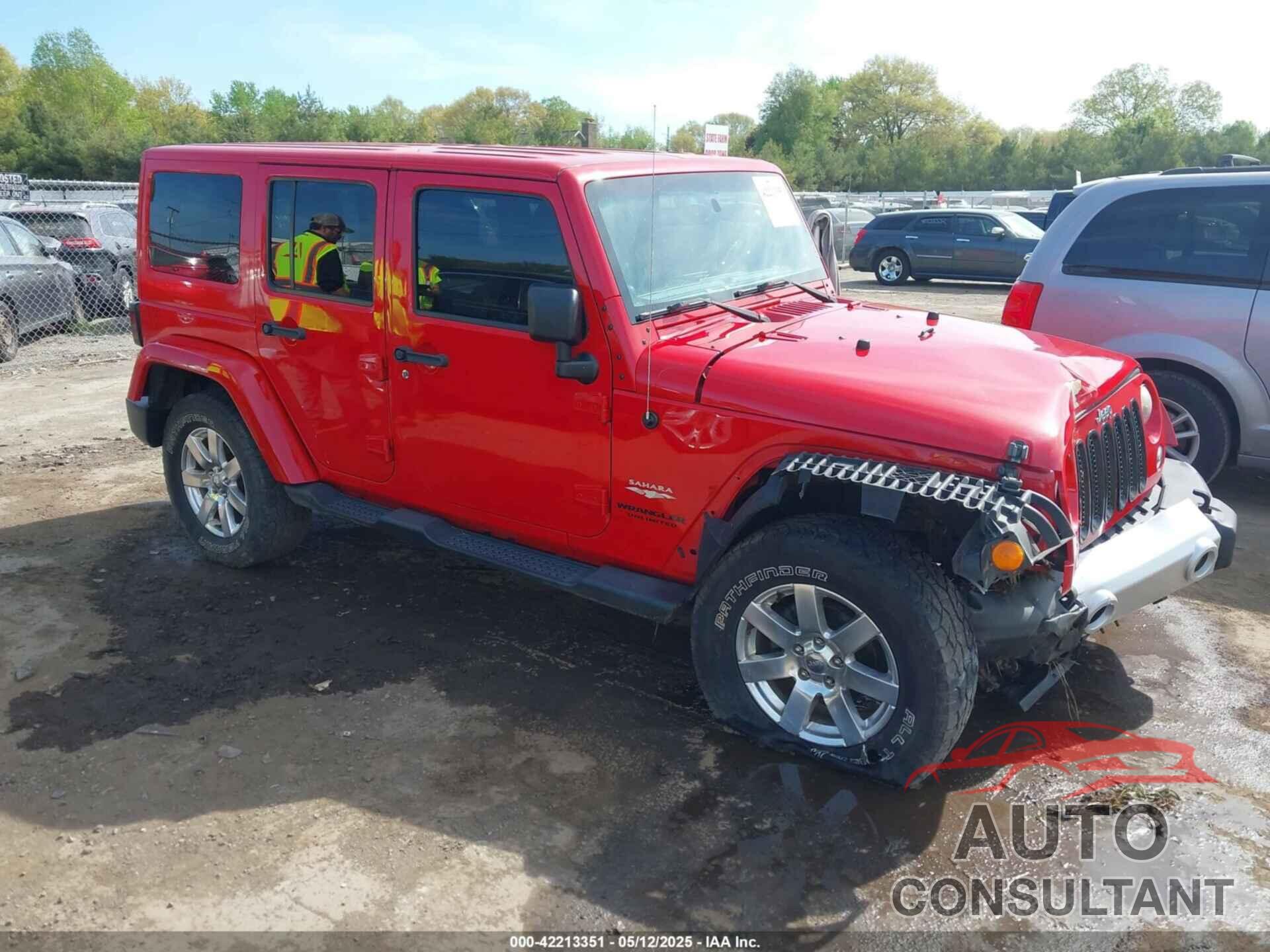 JEEP WRANGLER UNLIMITED 2014 - 1C4BJWEG6EL128814