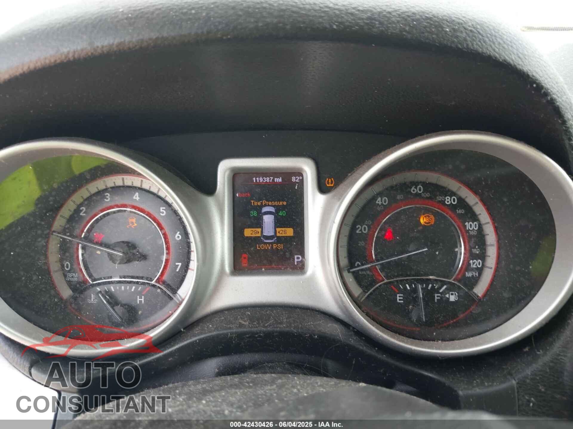 DODGE JOURNEY 2012 - 3C4PDCAB5CT204773