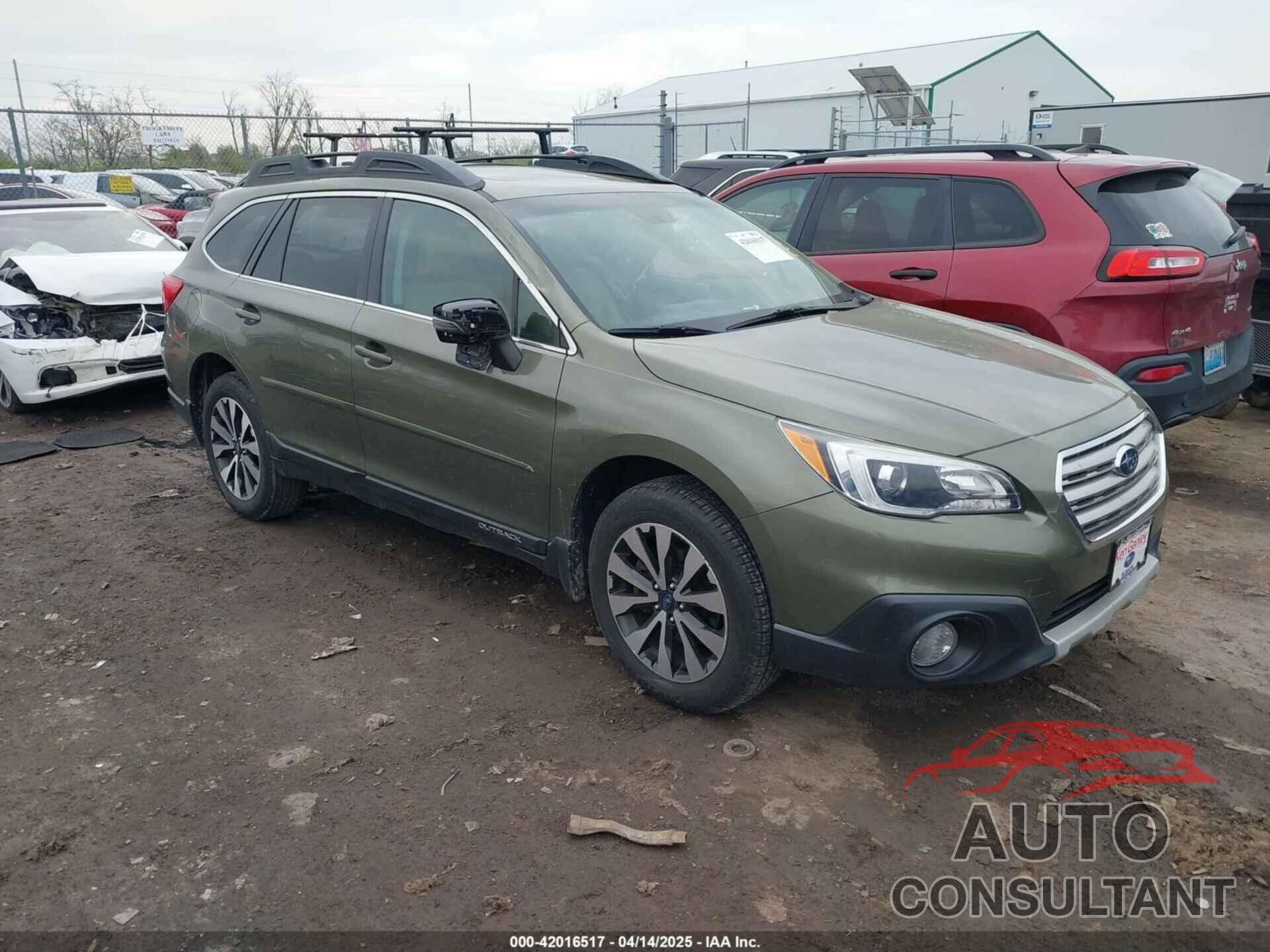 SUBARU OUTBACK 2016 - 4S4BSBNC0G3213780