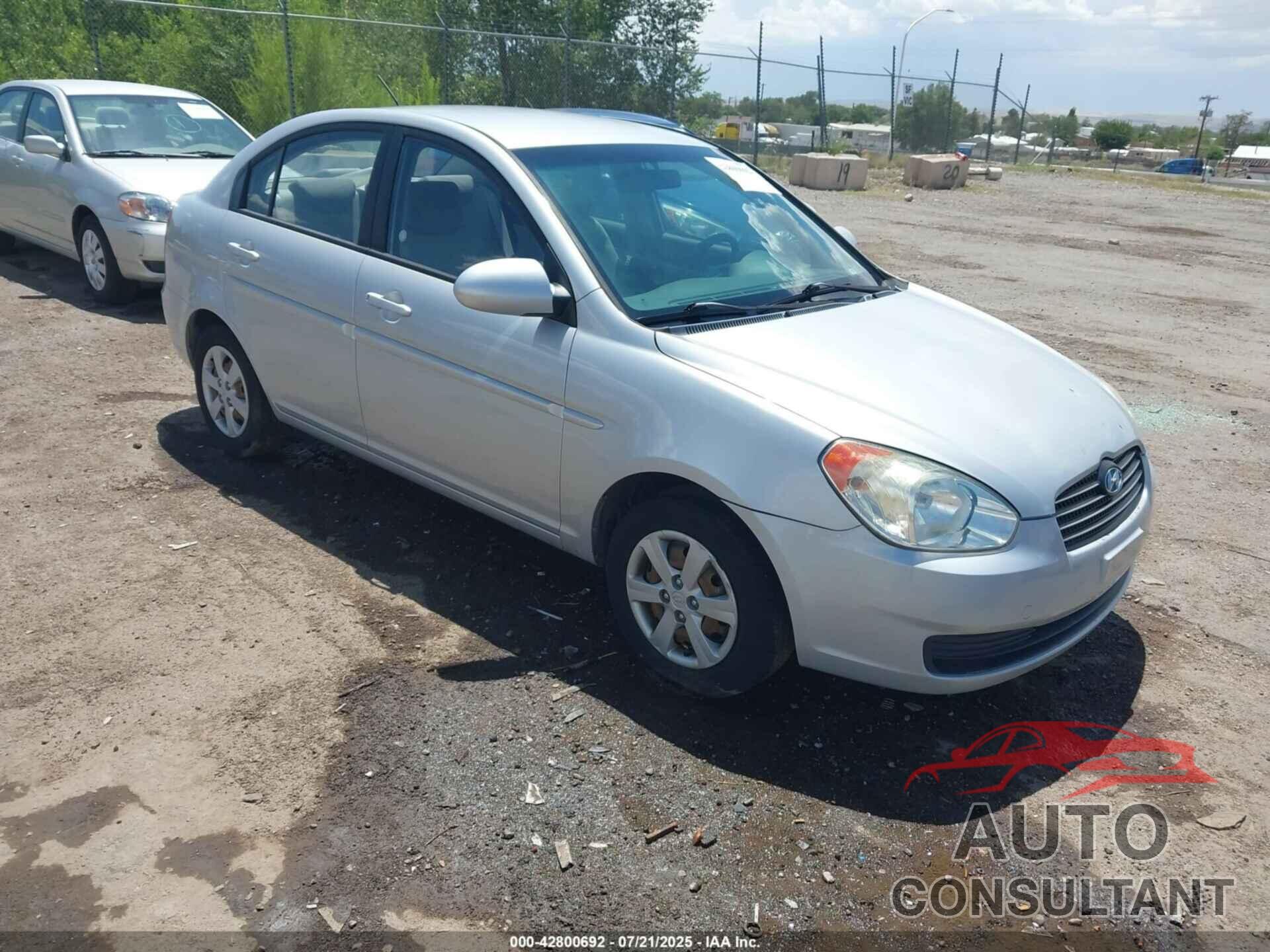 HYUNDAI ACCENT 2009 - KMHCN46C39U337383