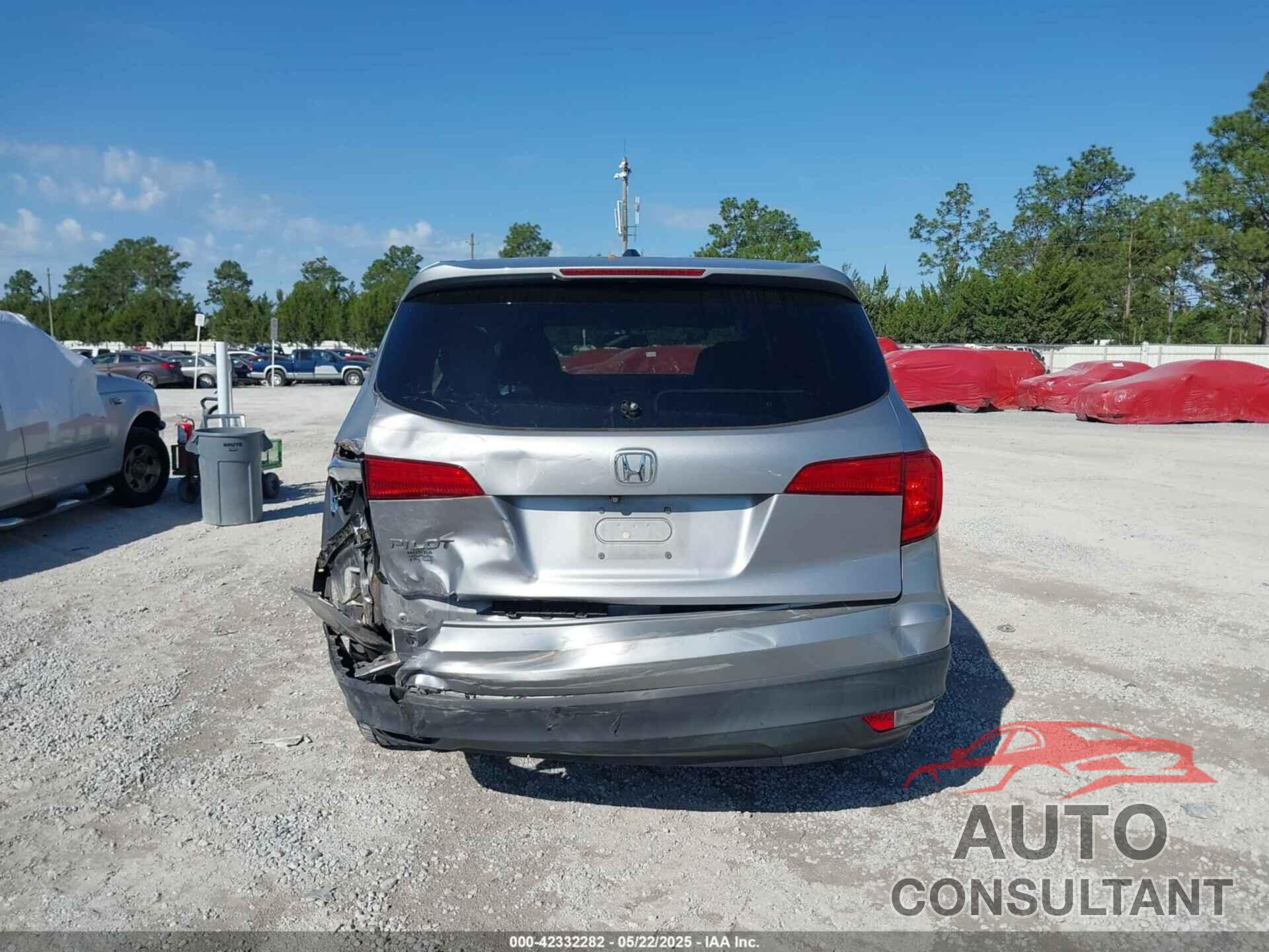 HONDA PILOT 2017 - 5FNYF5H7XHB027767