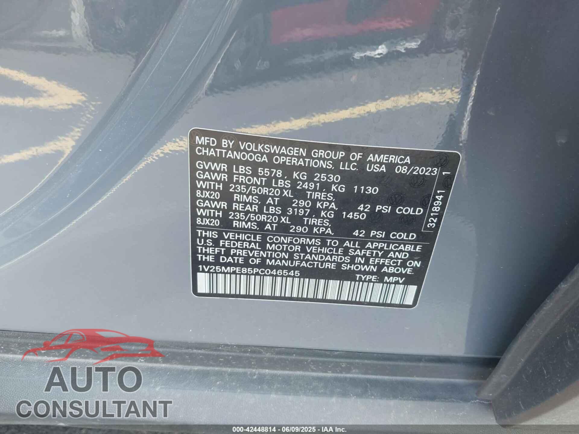 VOLKSWAGEN ID.4 2023 - 1V25MPE85PC046545
