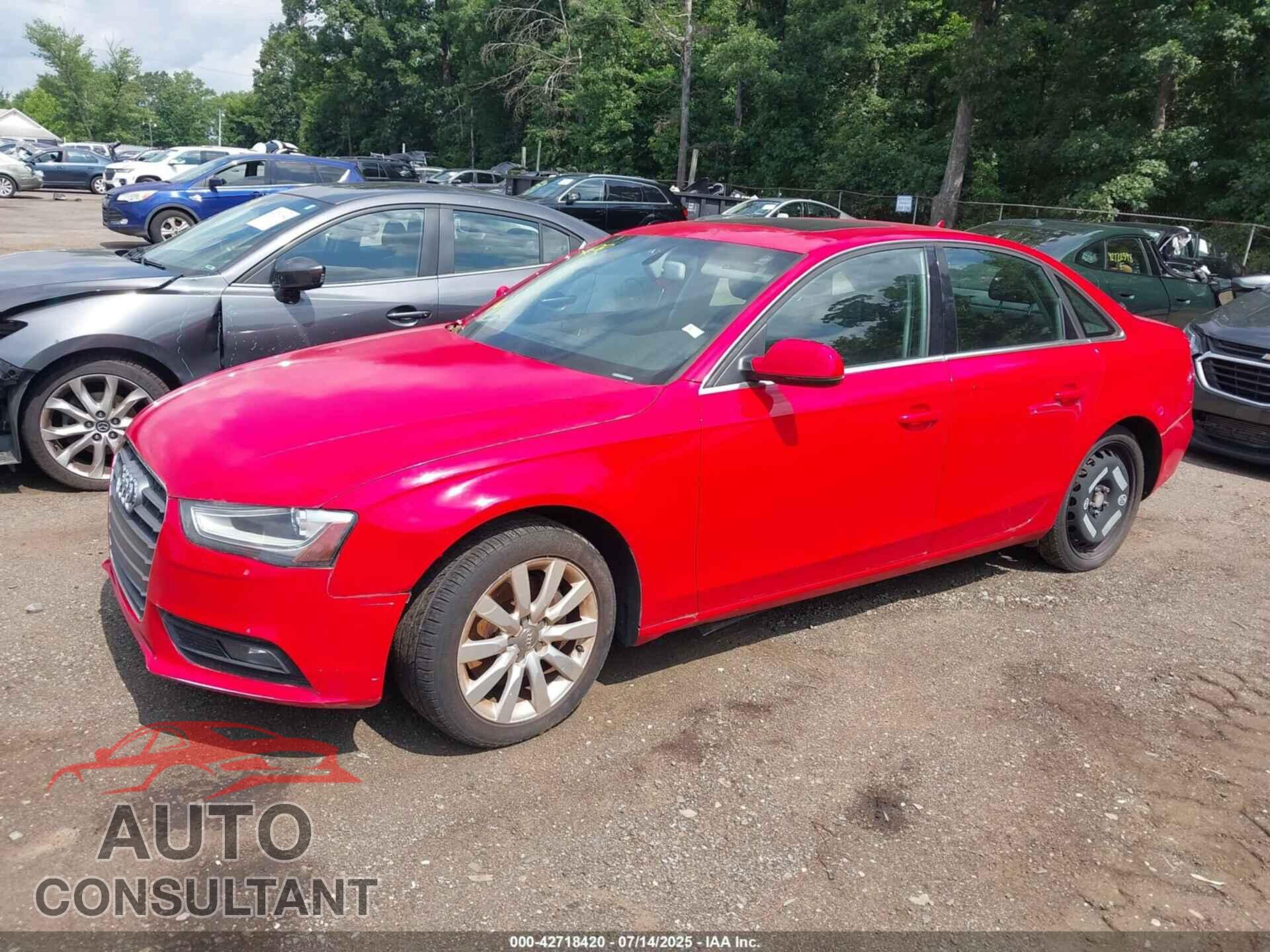AUDI A4 2013 - WAUAFAFL5DN047010