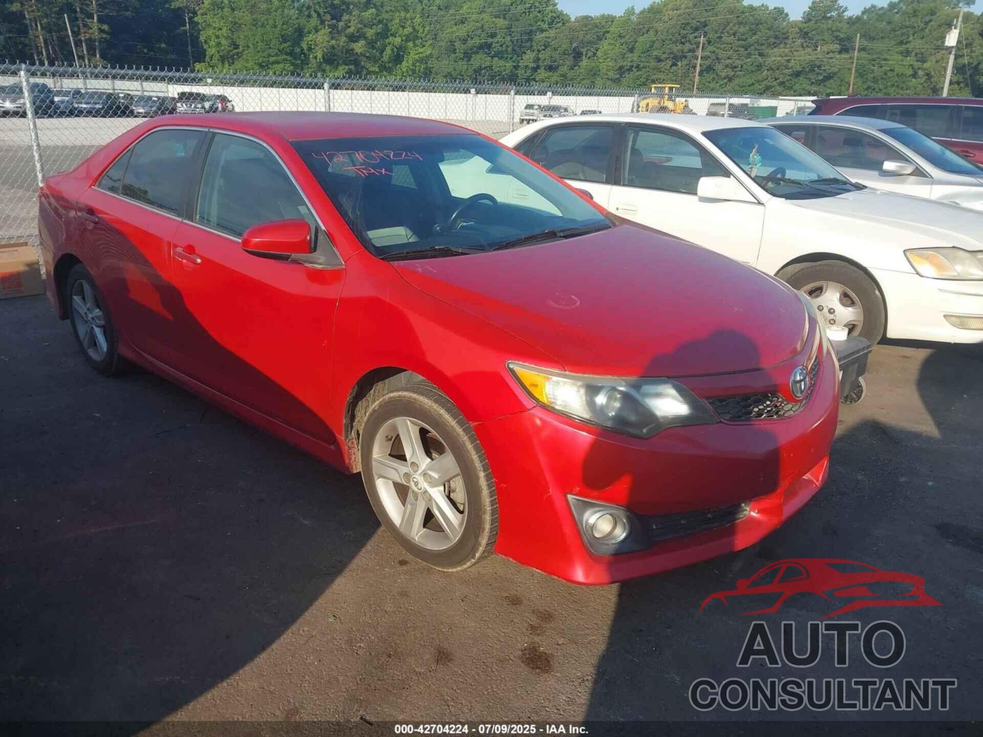 TOYOTA CAMRY 2012 - 4T1BF1FK8CU607598