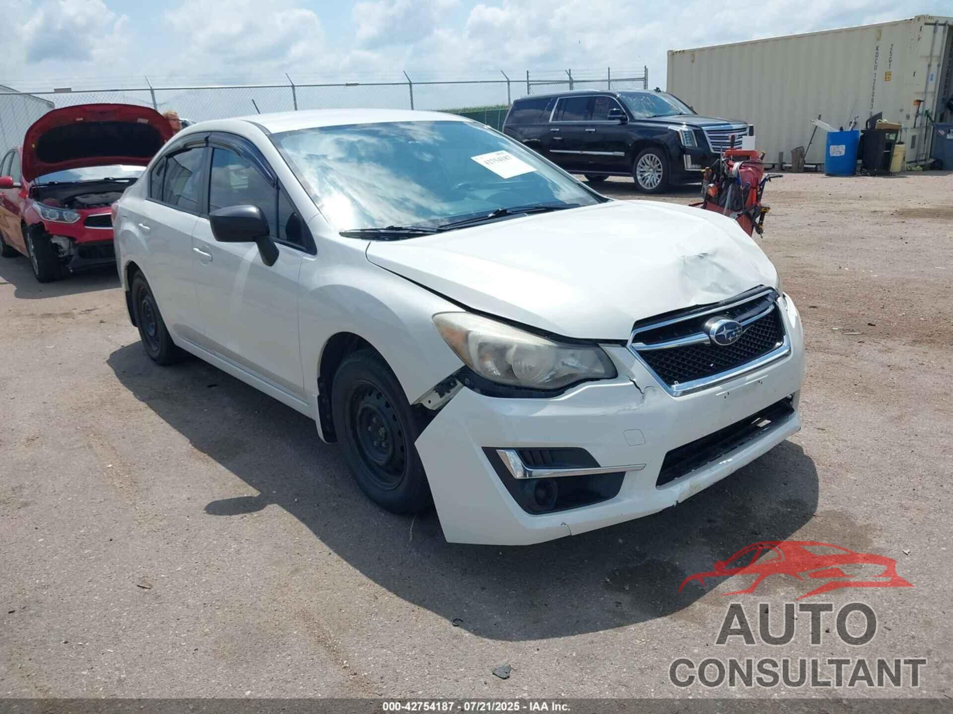 SUBARU IMPREZA 2016 - JF1GJAA61GG017983