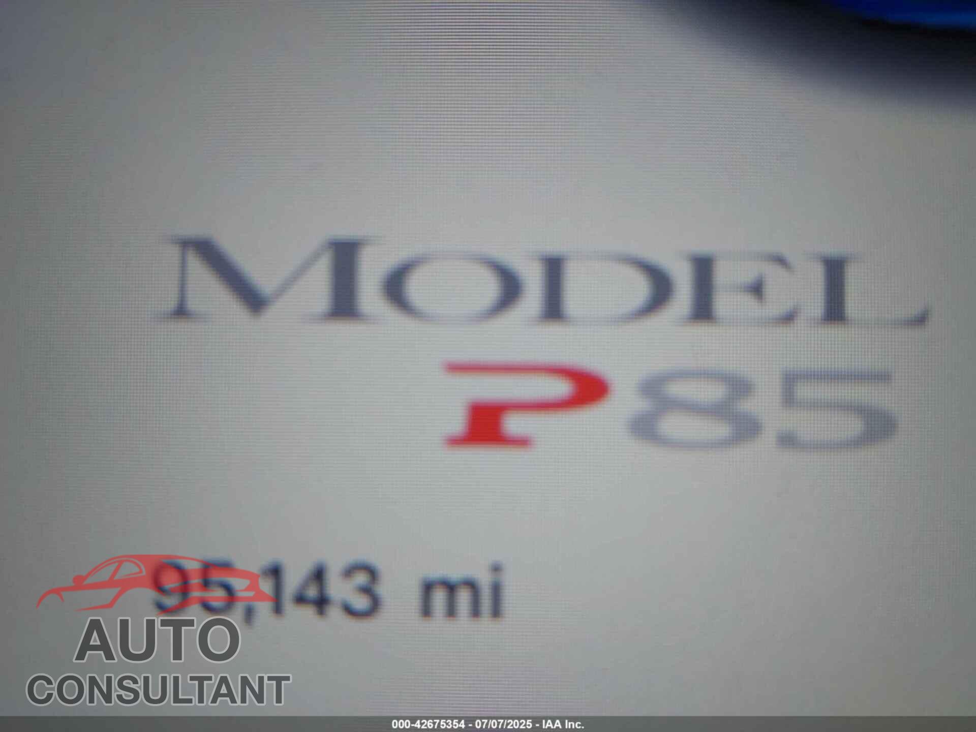 TESLA MODEL S 2013 - 5YJSA1DP3DFP06177