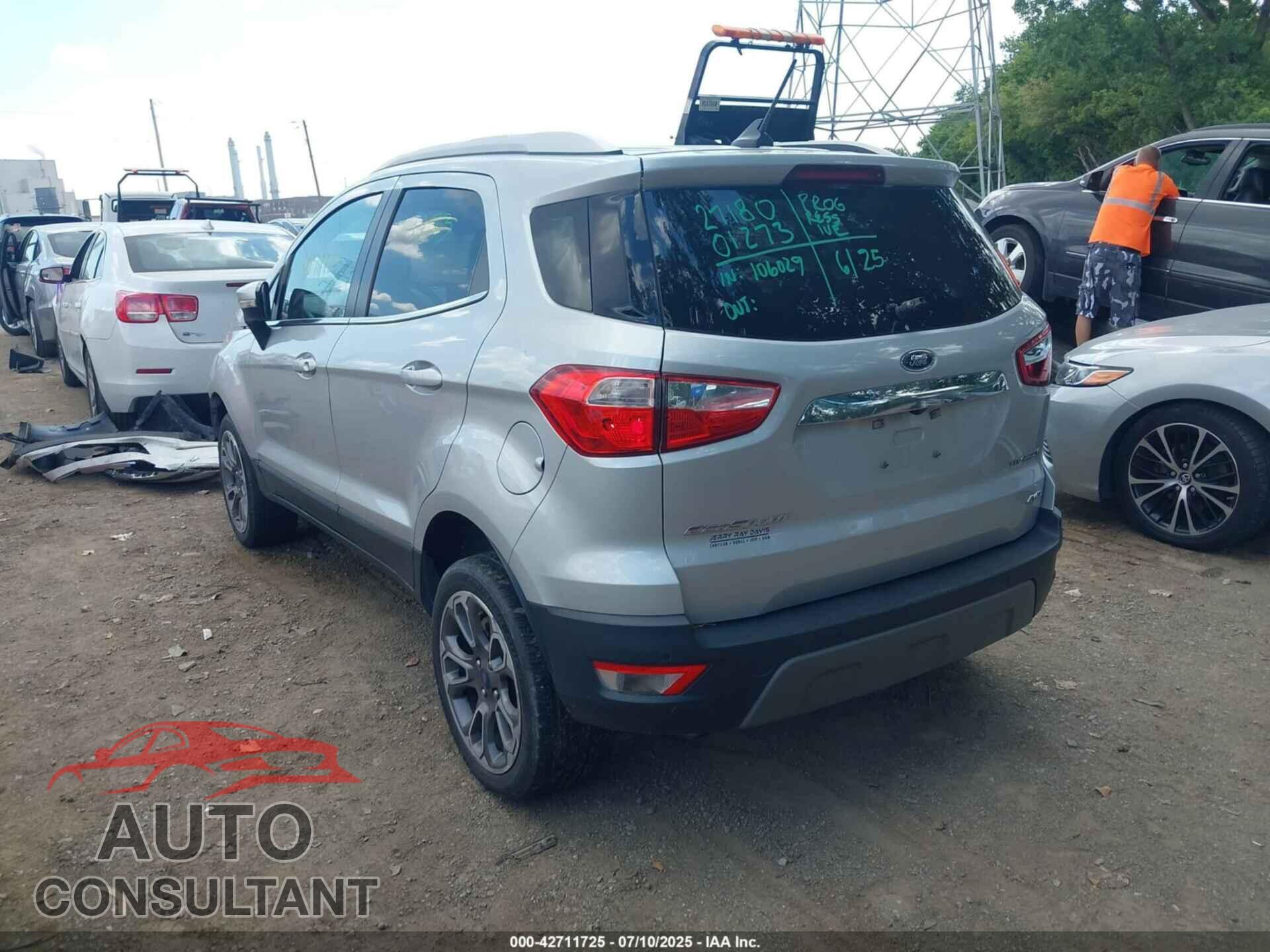 FORD ECOSPORT 2021 - MAJ6S3KL5MC403107