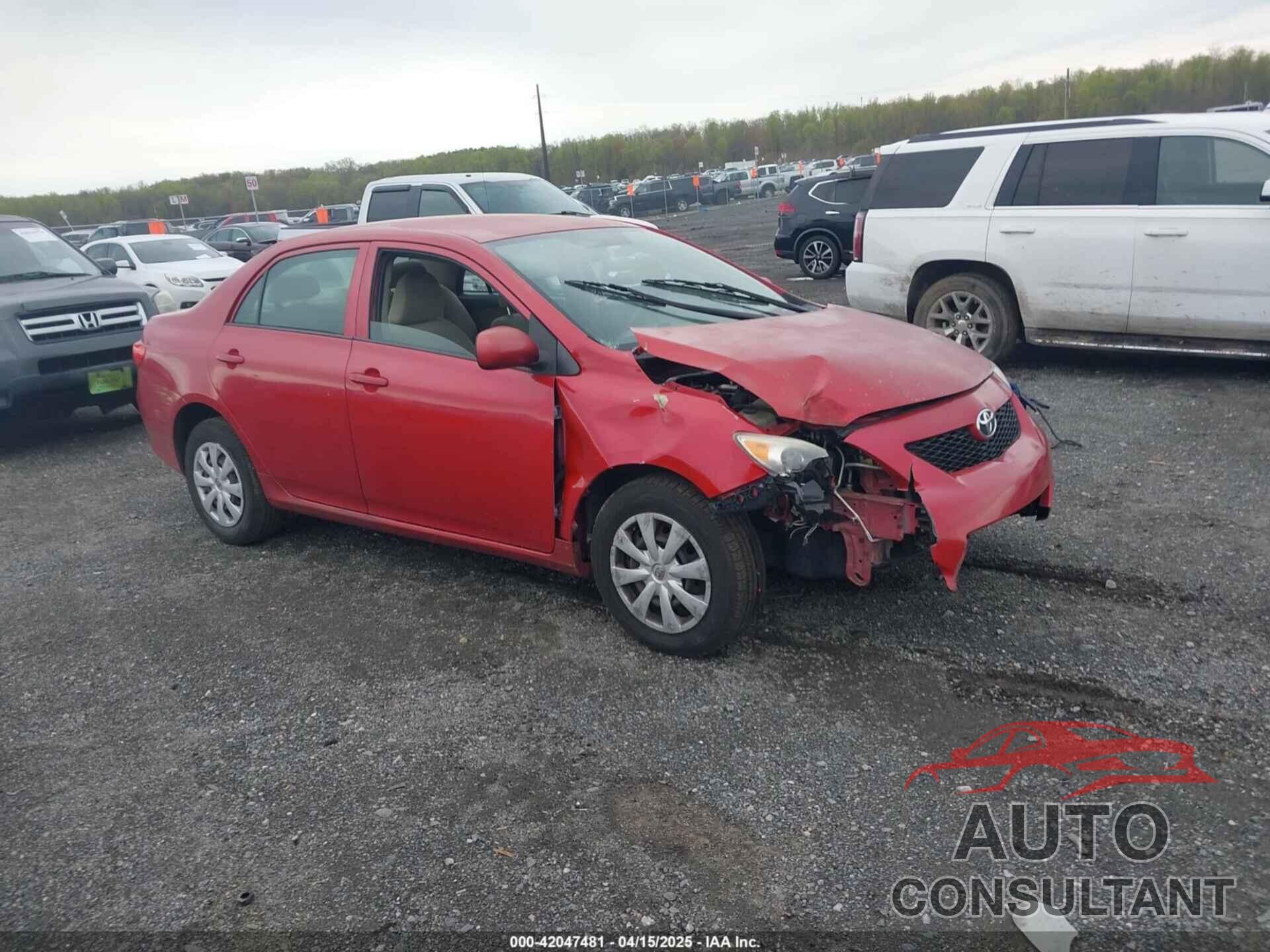 TOYOTA COROLLA 2009 - 1NXBU40E29Z133022