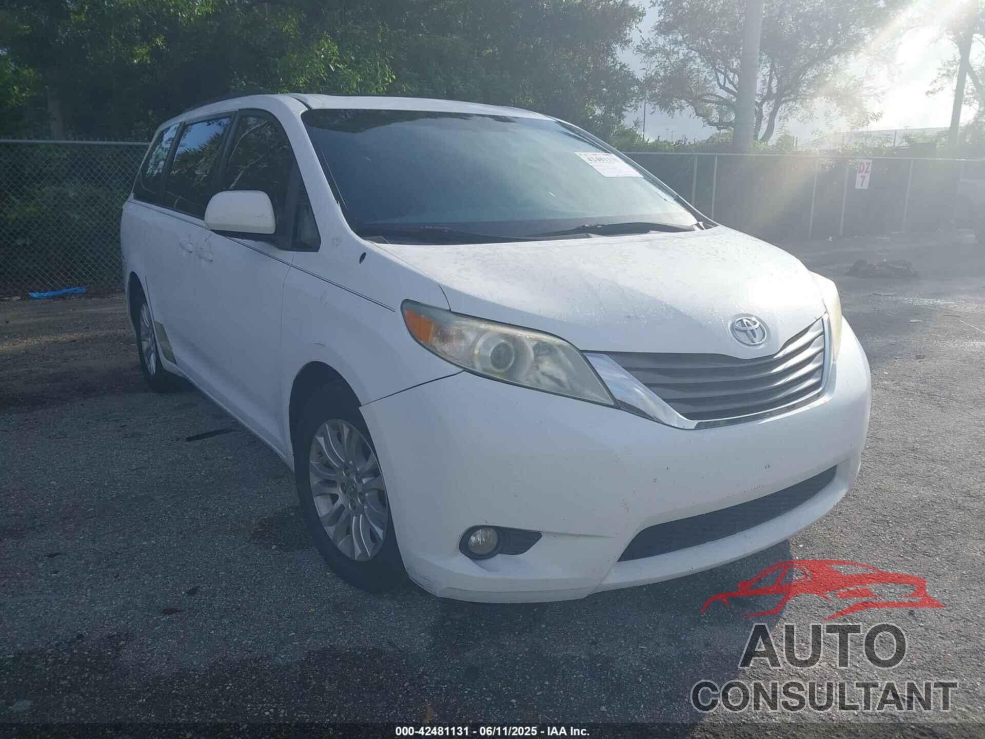 TOYOTA SIENNA 2012 - 5TDYK3DC4CS186081