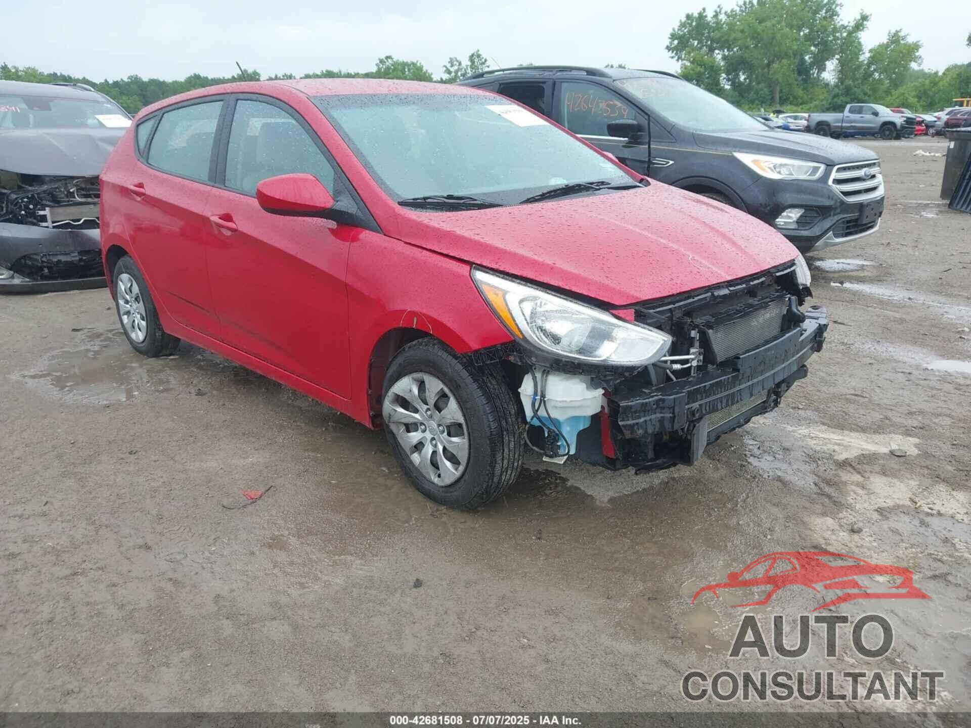 HYUNDAI ACCENT 2017 - KMHCT5AE9HU301605