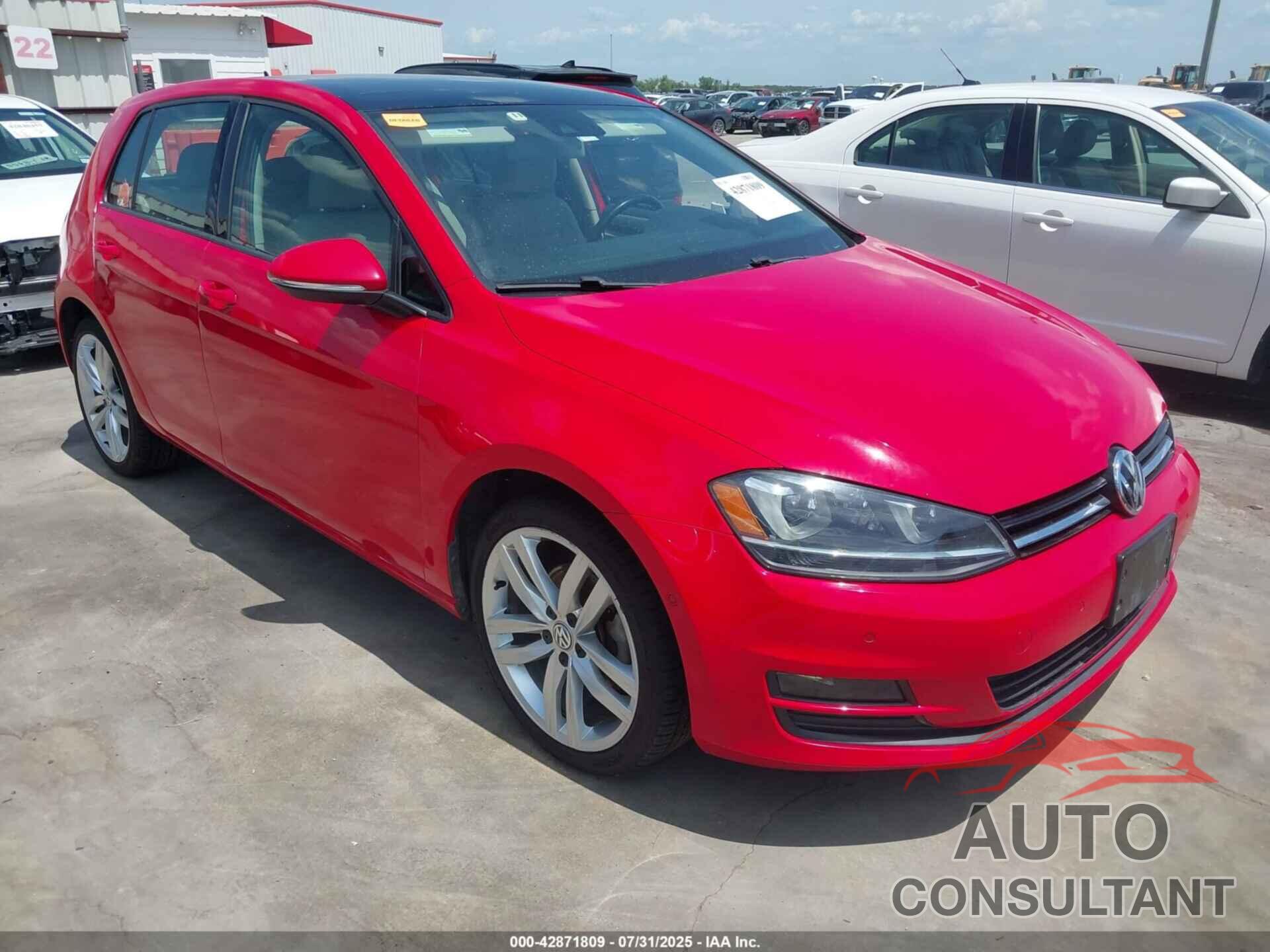 VOLKSWAGEN GOLF 2016 - 3VW217AU4GM021535