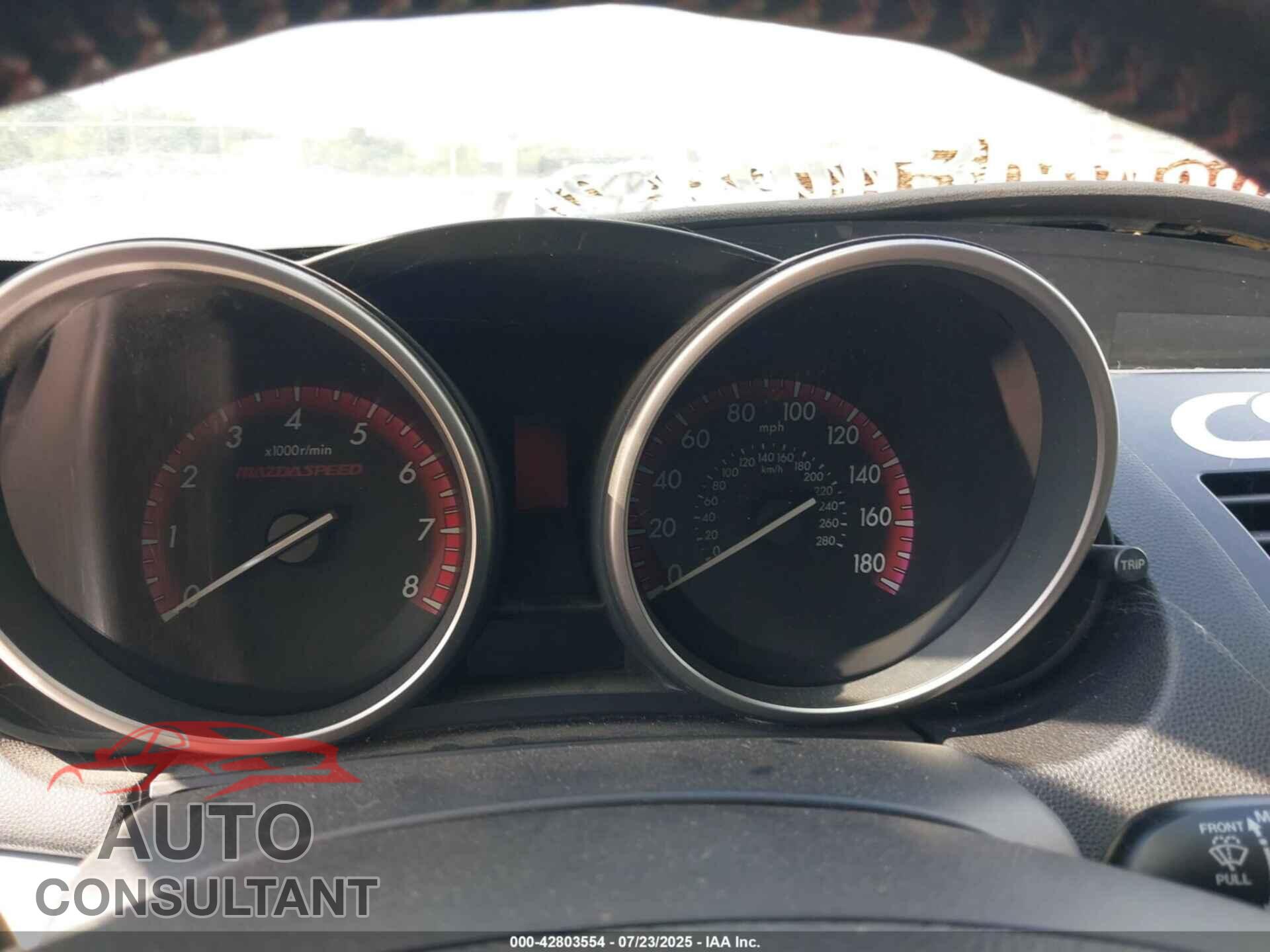 MAZDA MAZDASPEED3 2013 - JM1BL1L35D1715450