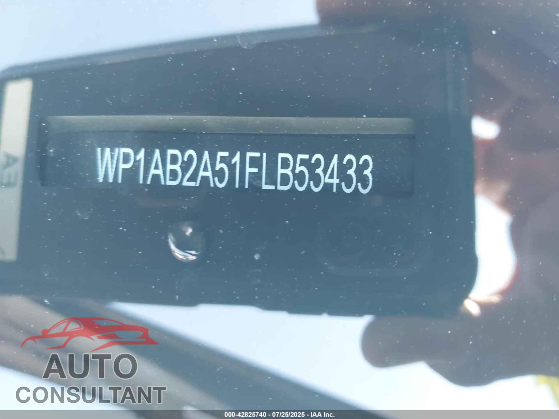 PORSCHE MACAN 2015 - WP1AB2A51FLB53433