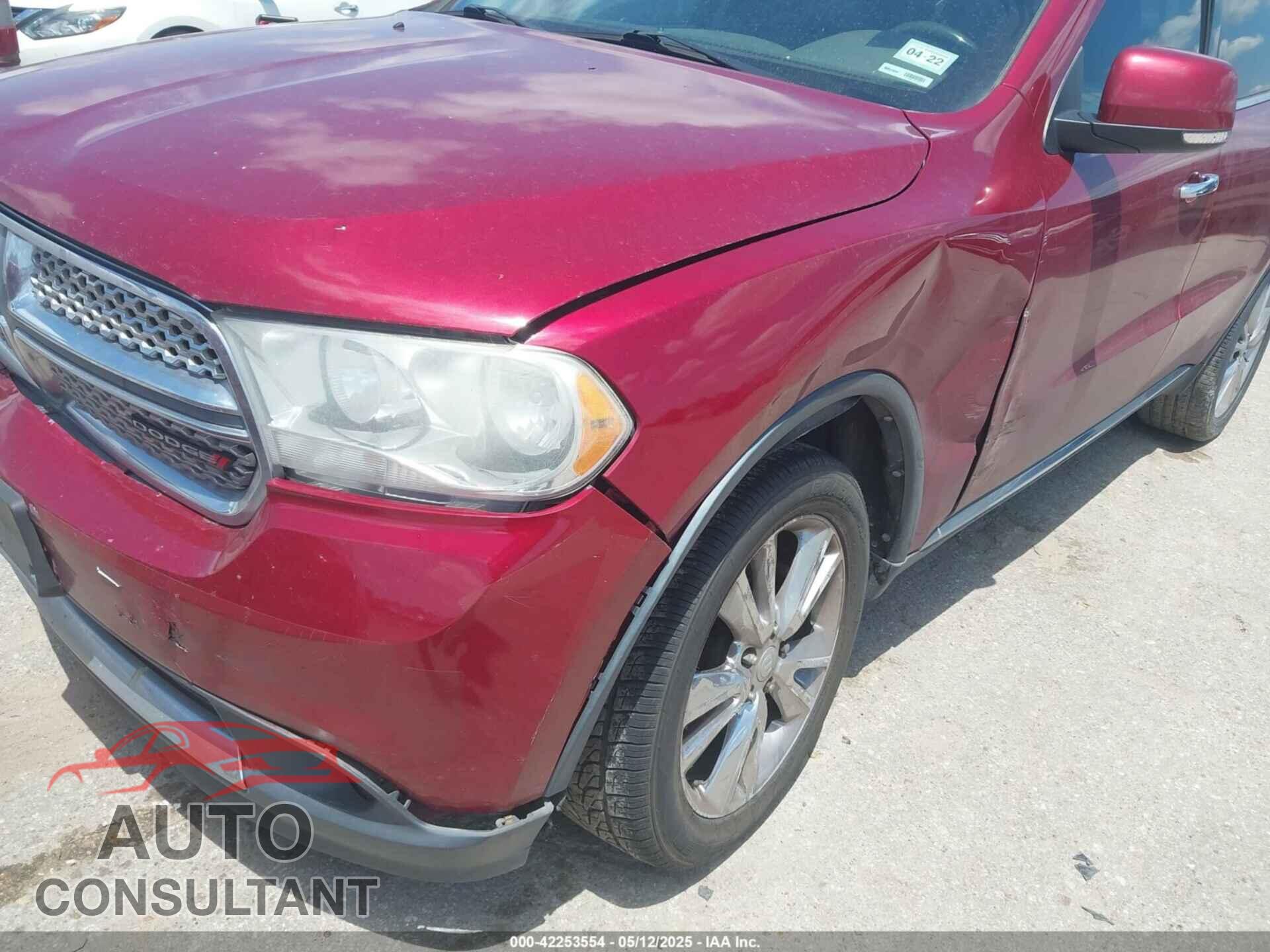 DODGE DURANGO 2013 - 1C4RDHDG6DC598097