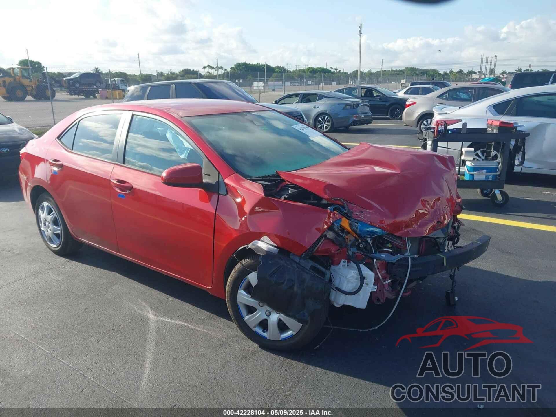 TOYOTA COROLLA 2019 - 2T1BURHE1KC162813