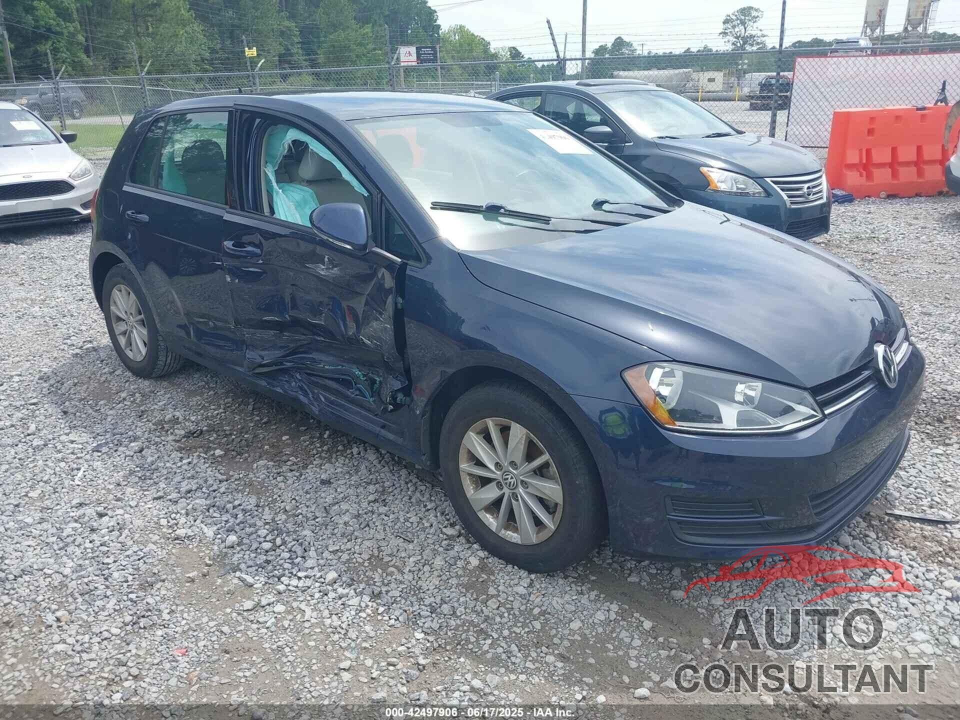VOLKSWAGEN GOLF 2017 - 3VW217AU4HM016403