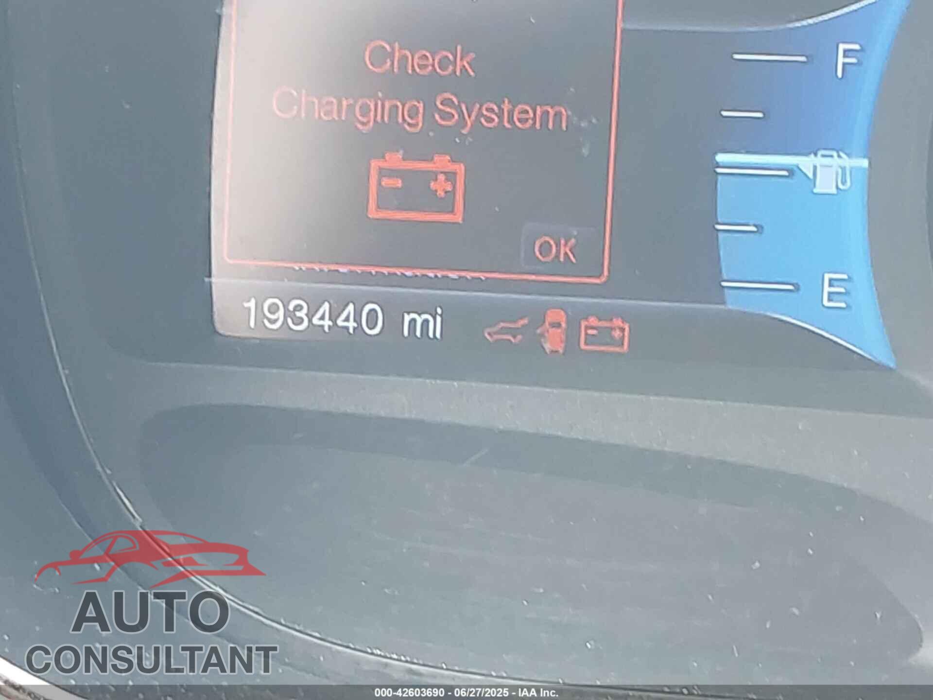 FORD EDGE 2013 - 2FMDK3K9XDBB14287