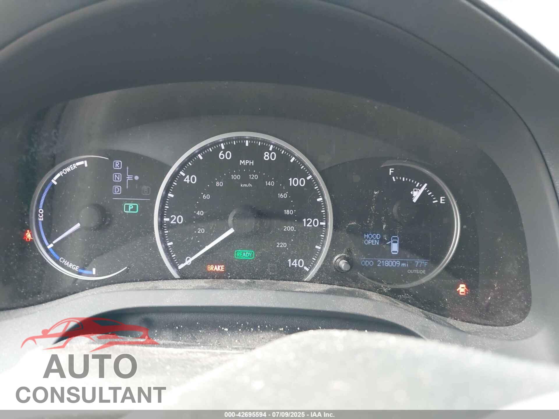 LEXUS CT 200H 2013 - JTHKD5BH2D2159091