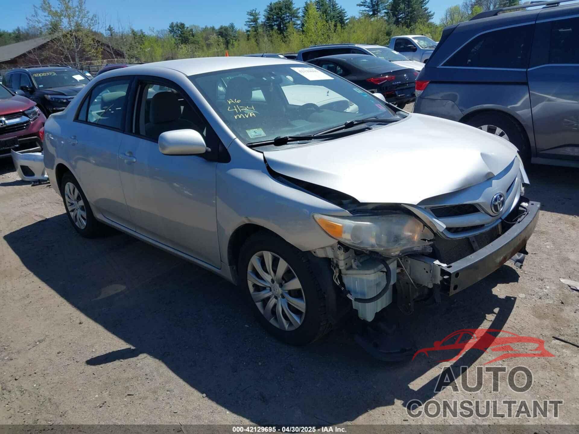 TOYOTA COROLLA 2012 - 2T1BU4EEXCC818354