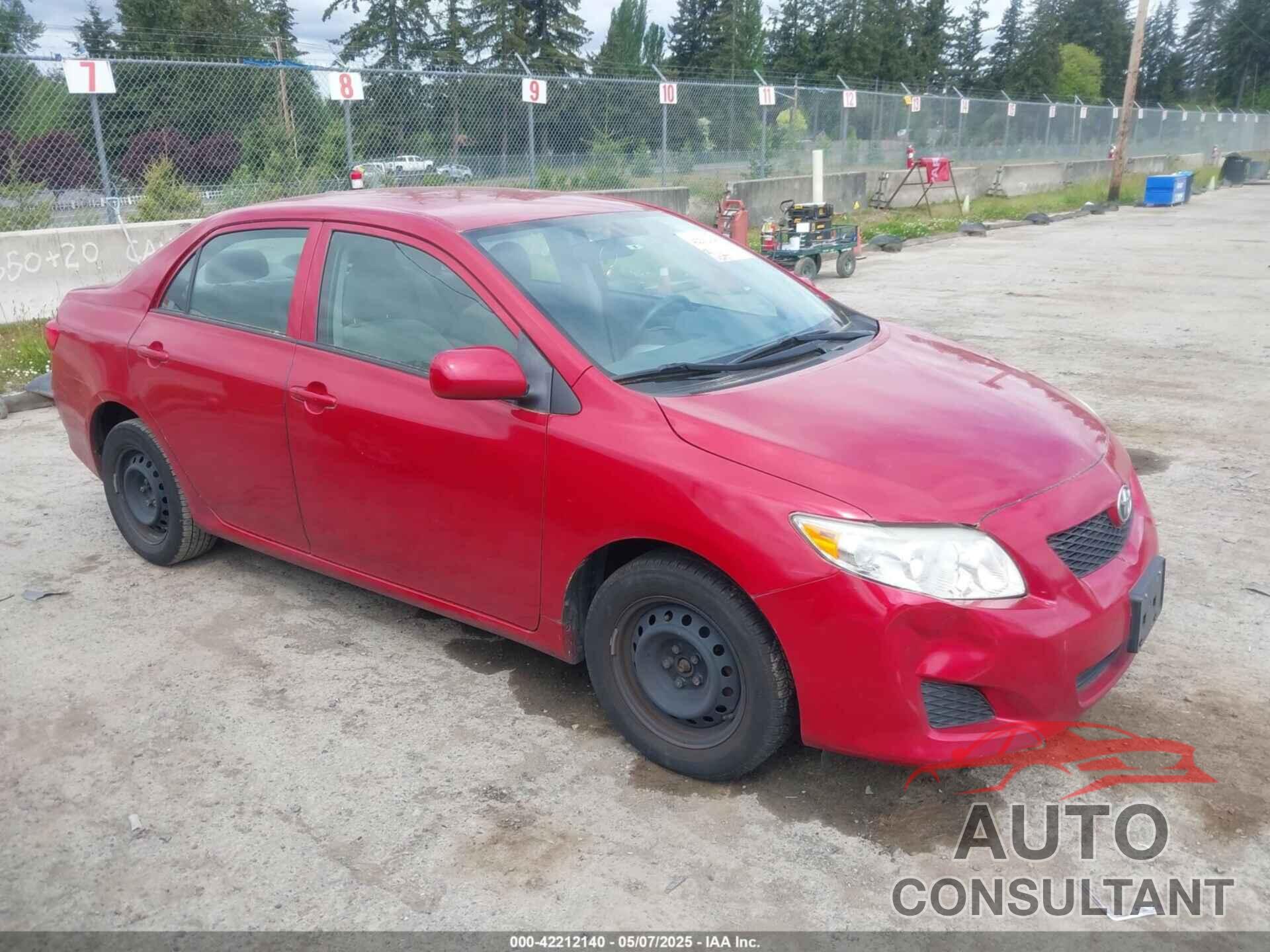 TOYOTA COROLLA 2009 - JTDBL40E89J027764