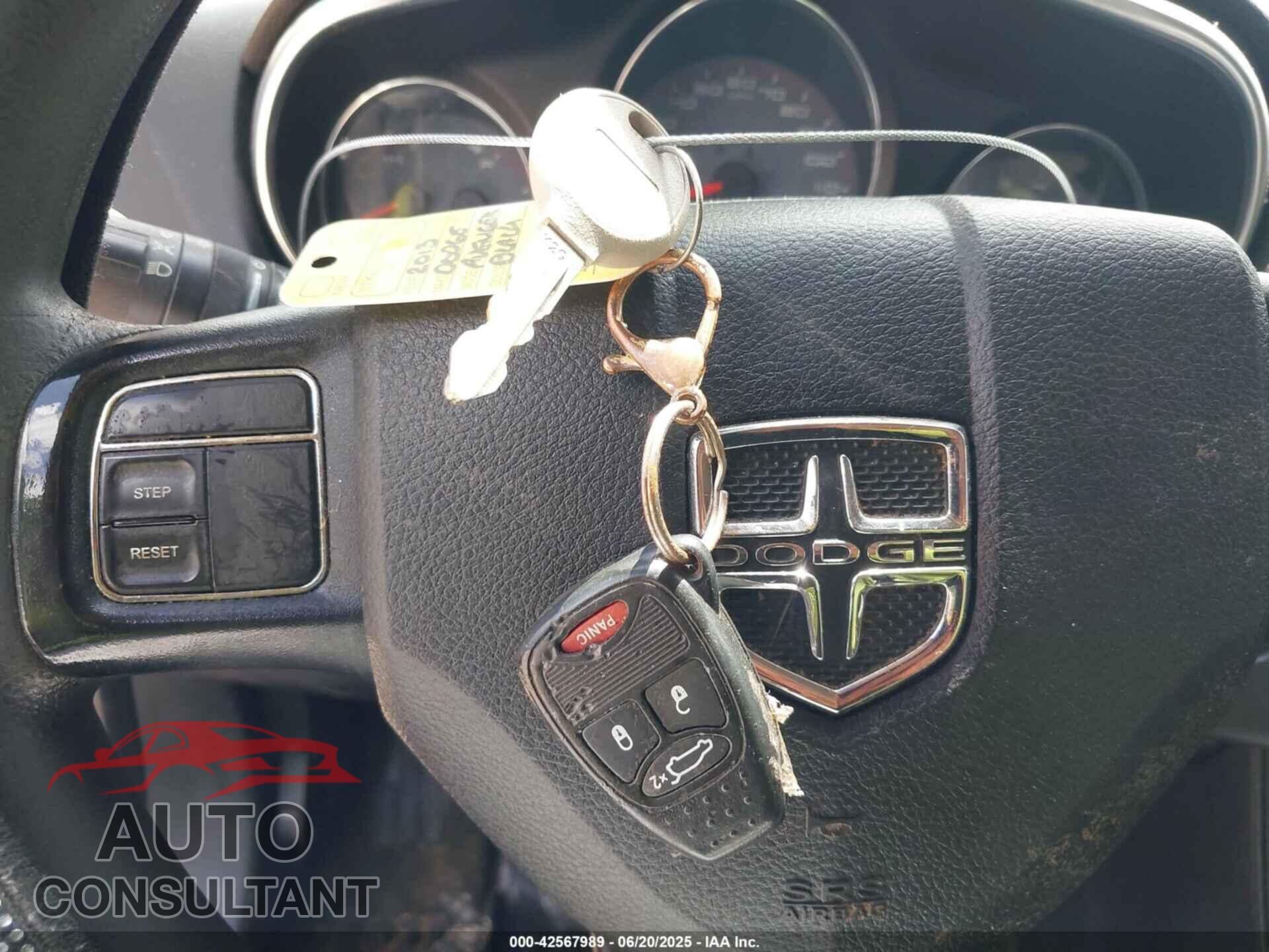DODGE AVENGER 2013 - 1C3CDZAB4DN564060