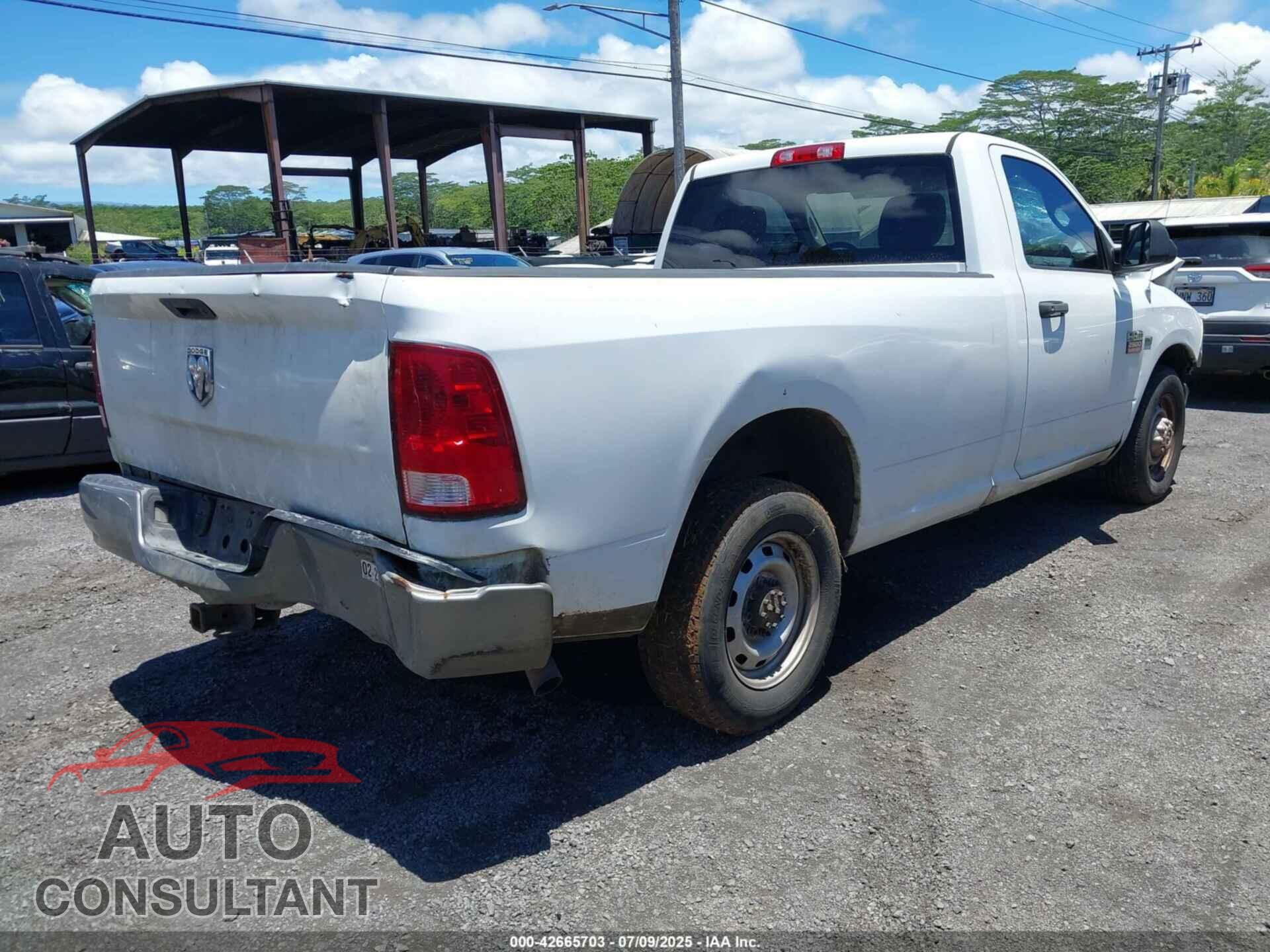 DODGE RAM 2500 2010 - 3D7LP2ET0AG128538