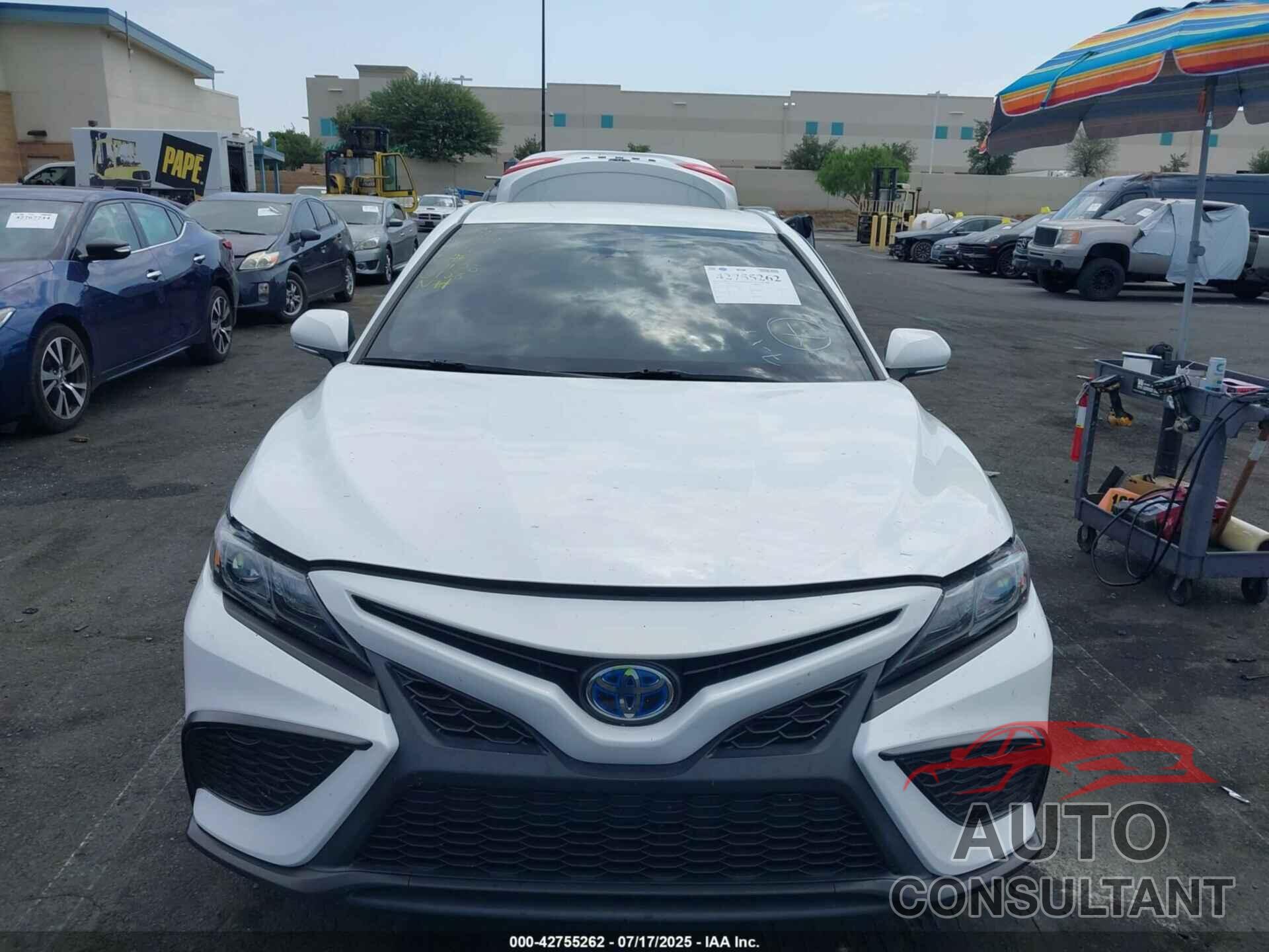 TOYOTA CAMRY 2022 - 4T1G31AK6NU580426