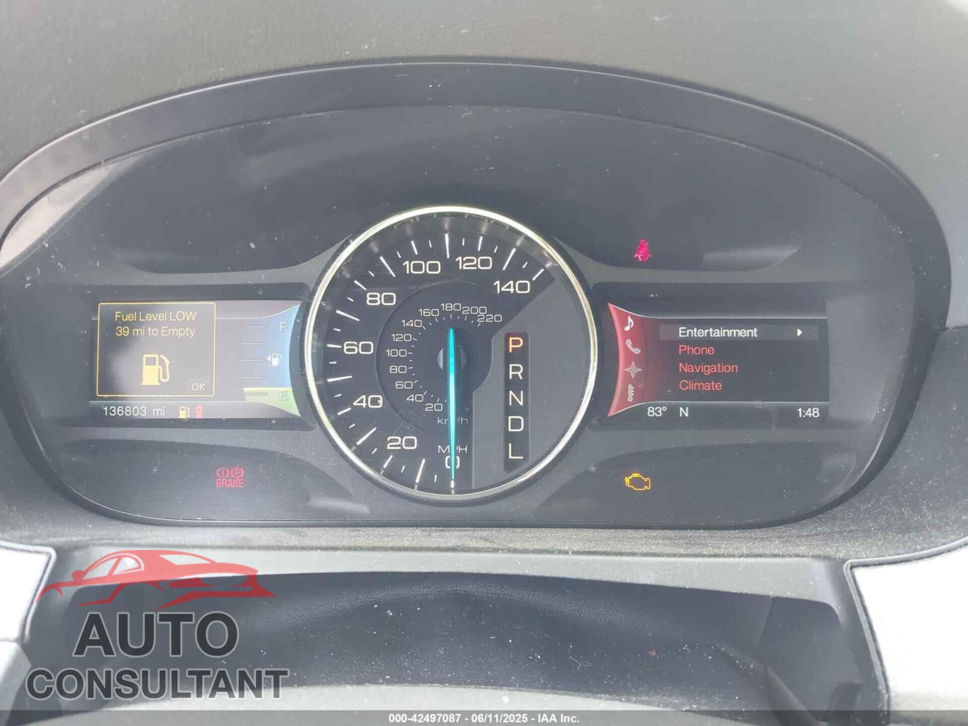 FORD EDGE 2012 - 2FMDK3J97CBA10176