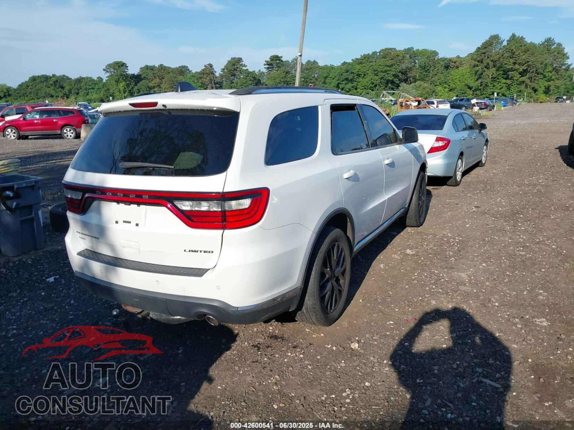 DODGE DURANGO 2016 - 1C4RDJDG3GC374636
