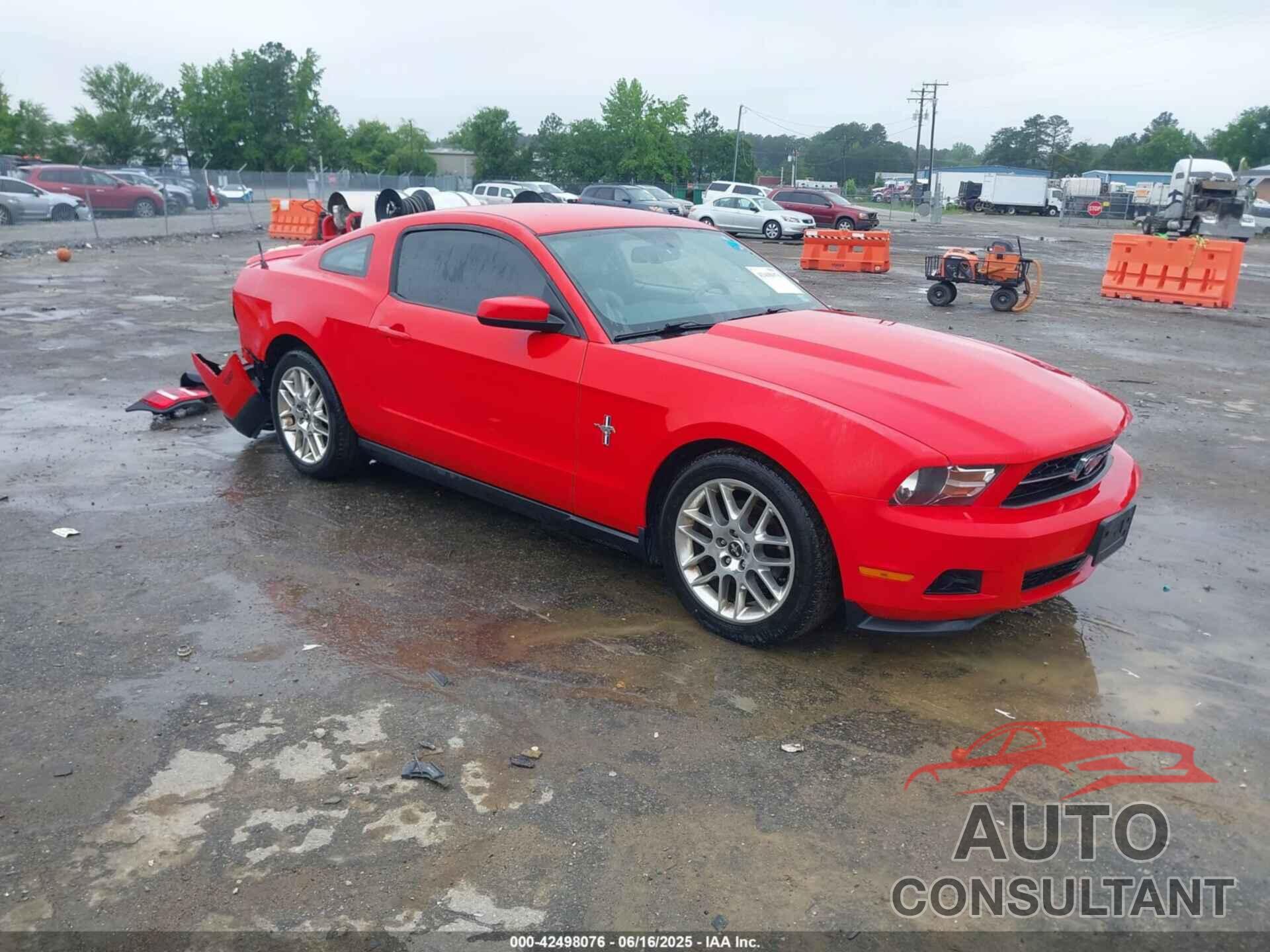 FORD MUSTANG 2012 - 1ZVBP8AM7C5252191