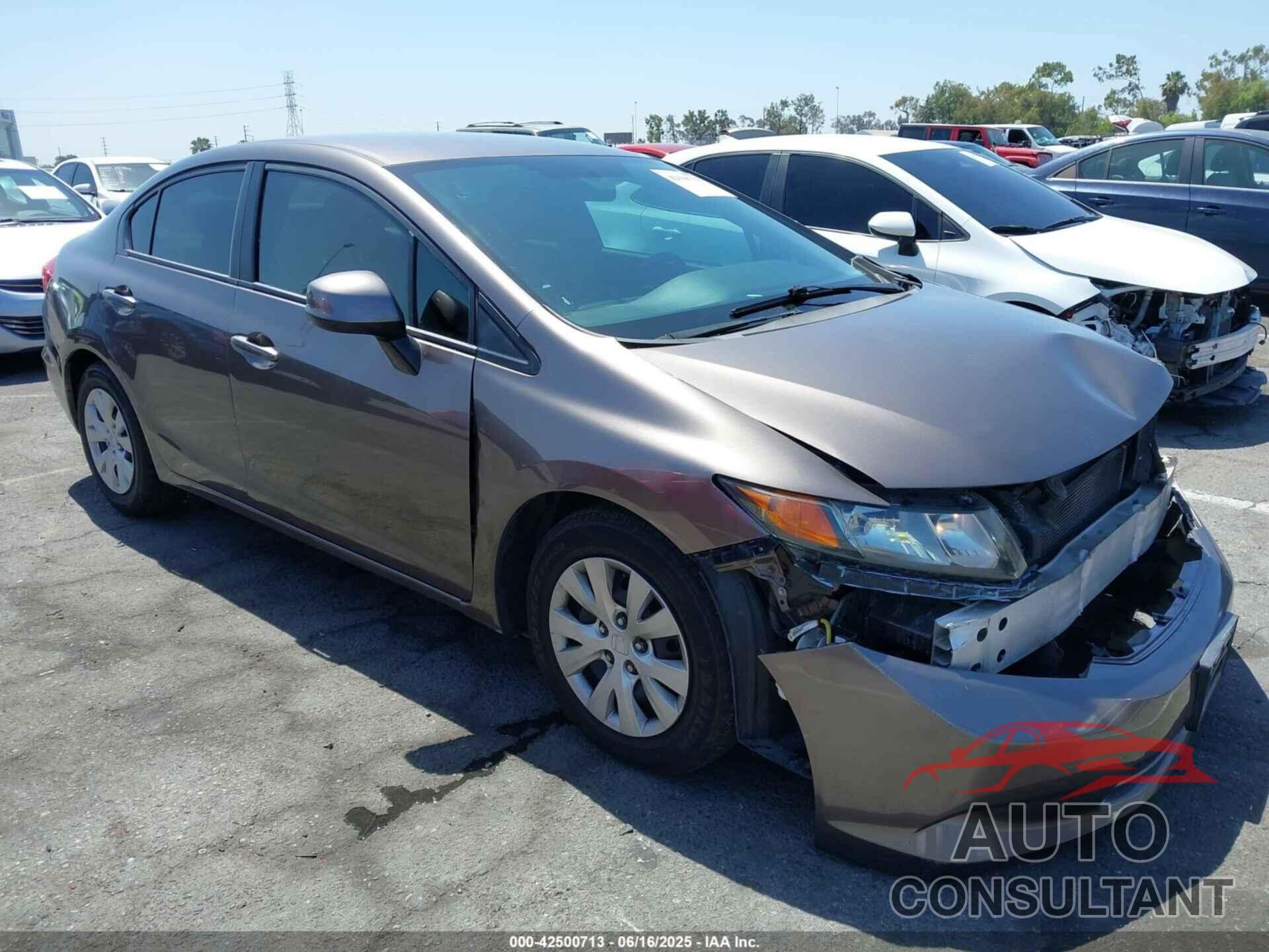 HONDA CIVIC 2012 - 2HGFB2F5XCH594665