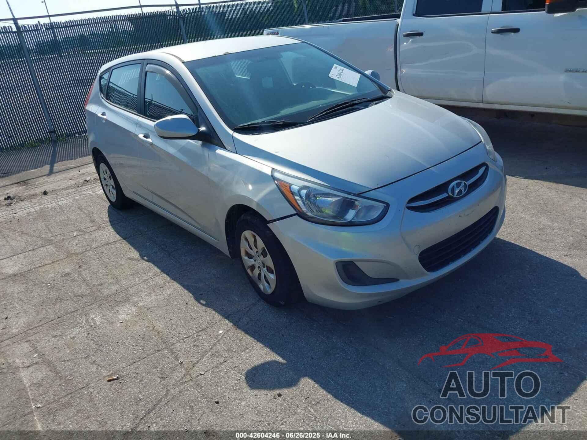 HYUNDAI ACCENT 2016 - KMHCT5AEXGU237363